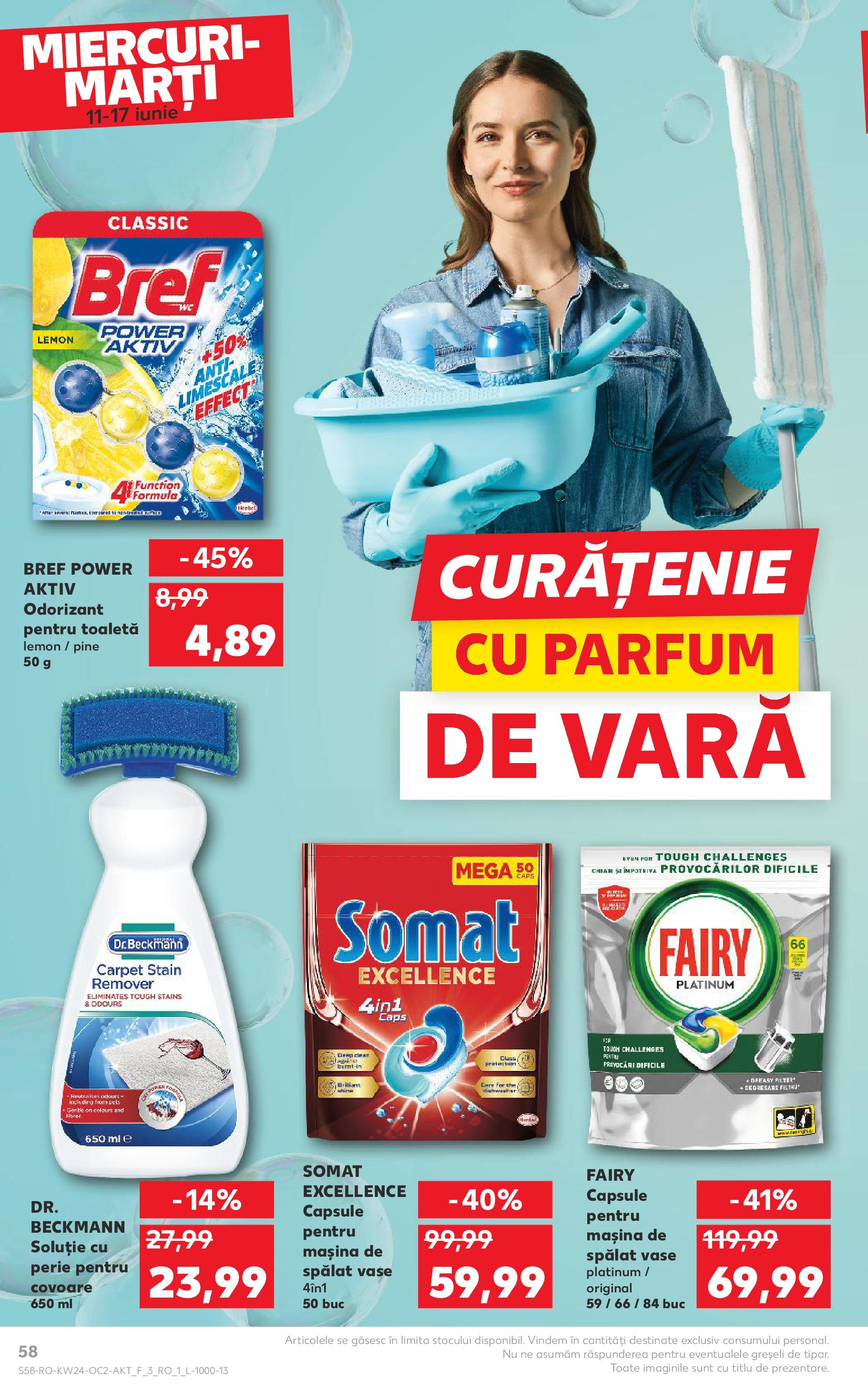 Catalog Kaufland 11 - 16 Iunie 2025 | Pagina 58 | Produse: Toaletă, Parfum, Perie
