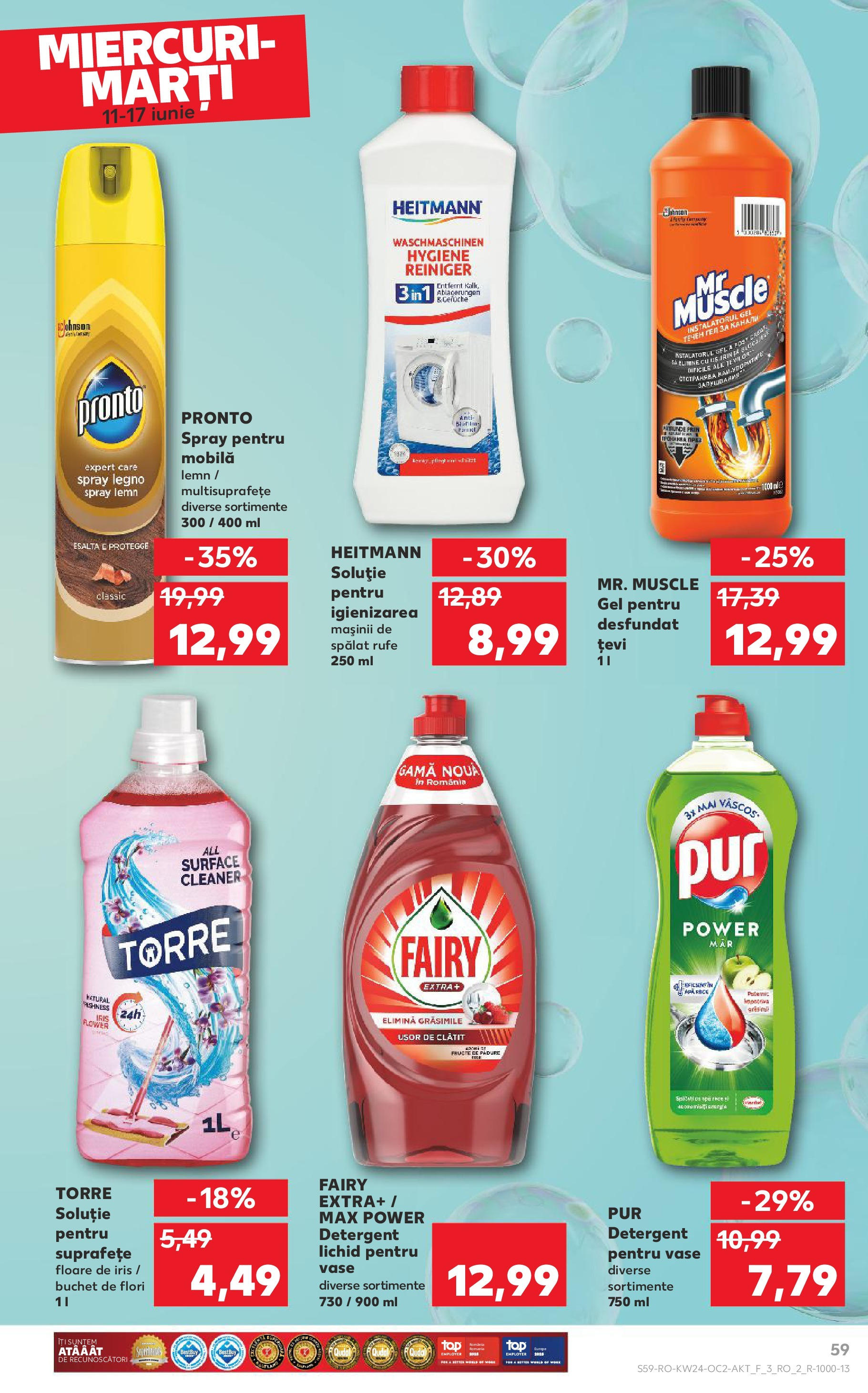 Catalog Kaufland 11 - 16 Iunie 2025 | Pagina 59 | Produse: Detergent, Fructe