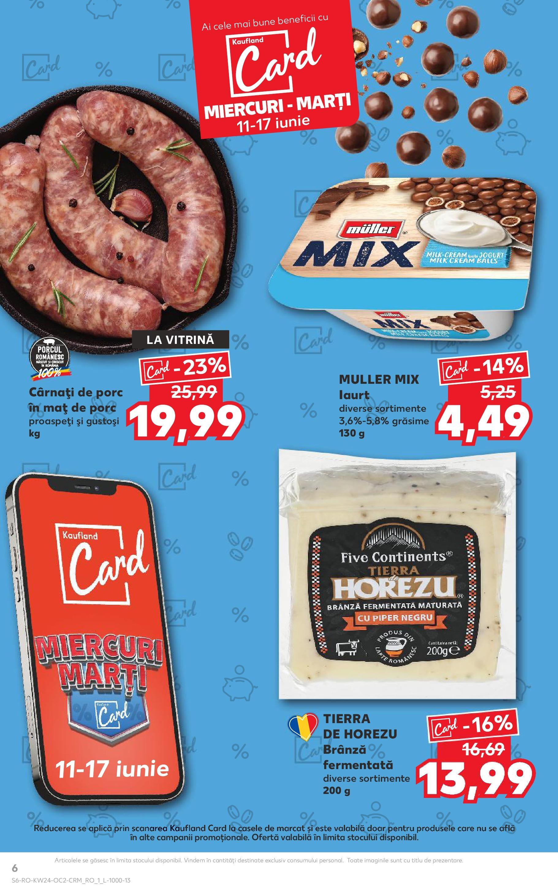 Catalog Kaufland 11 - 16 Iunie 2025 | Pagina 6 | Produse: Vitrină, Brânză, Piper, Cârnați