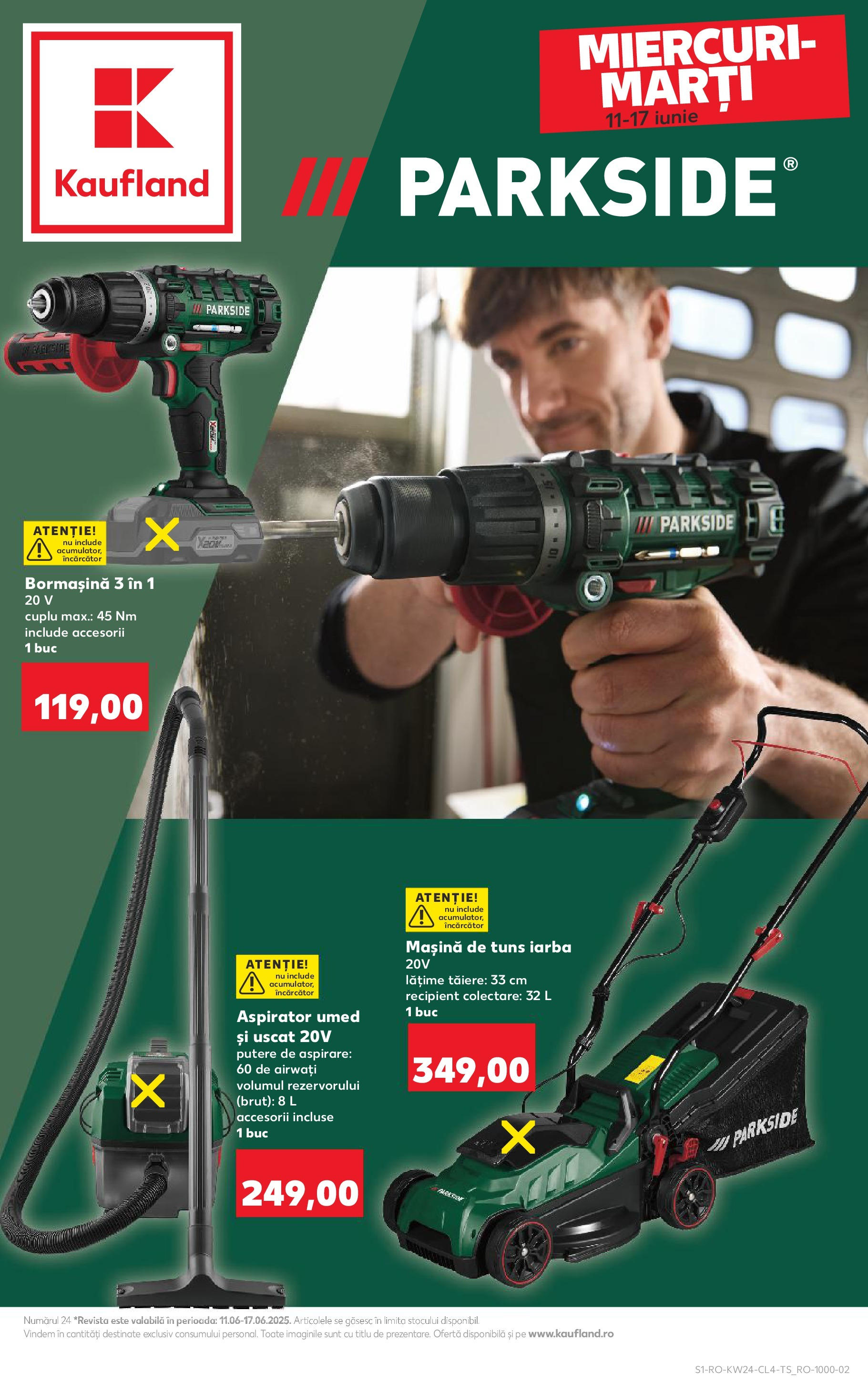 Catalog Kaufland 10 - 16 Iunie 2025 | Pagina 1 | Produse: Încărcător, Aspirator, Mașină de tuns