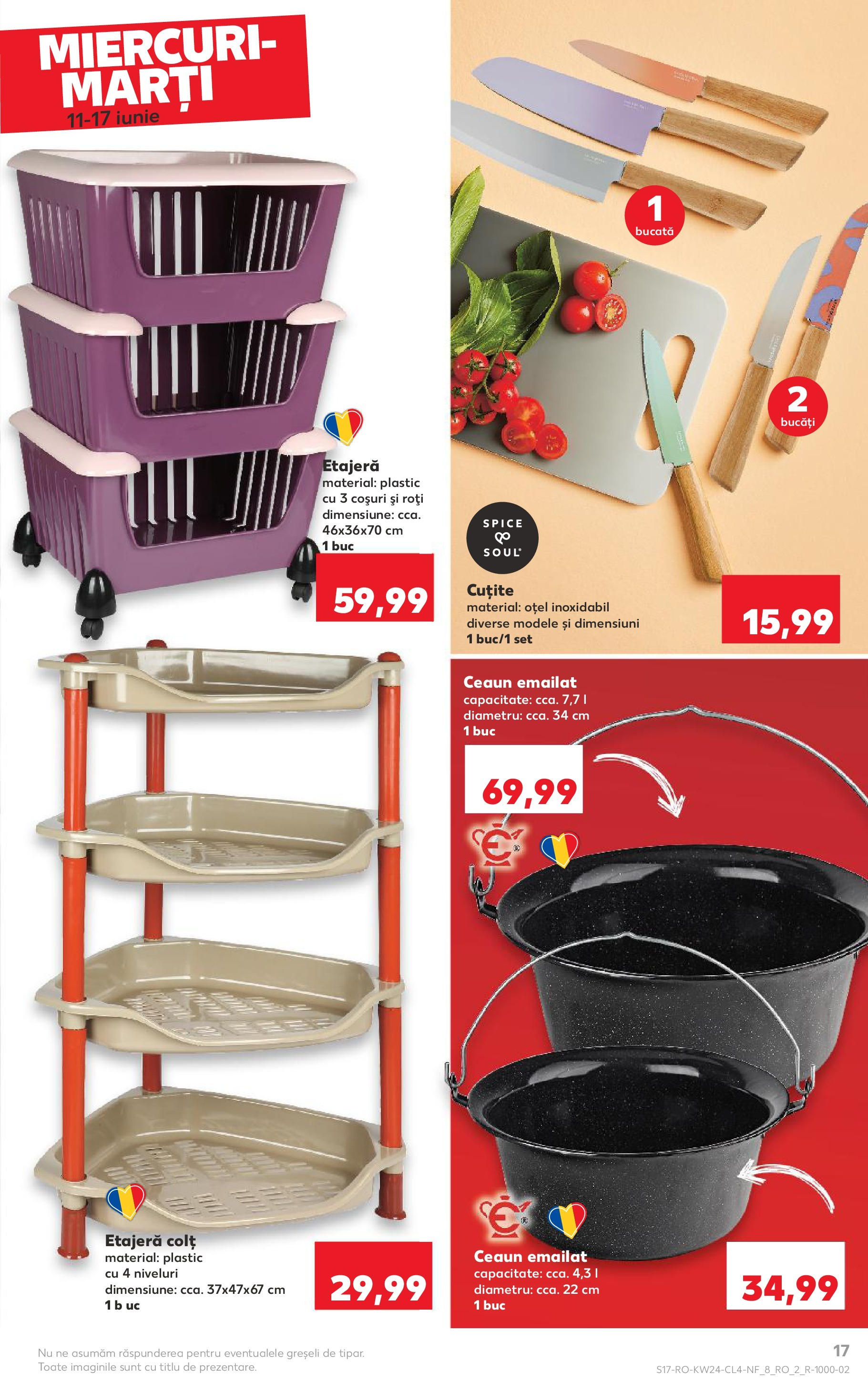 Catalog Kaufland 10 - 16 Iunie 2025 | Pagina 17 | Produse: Etajeră