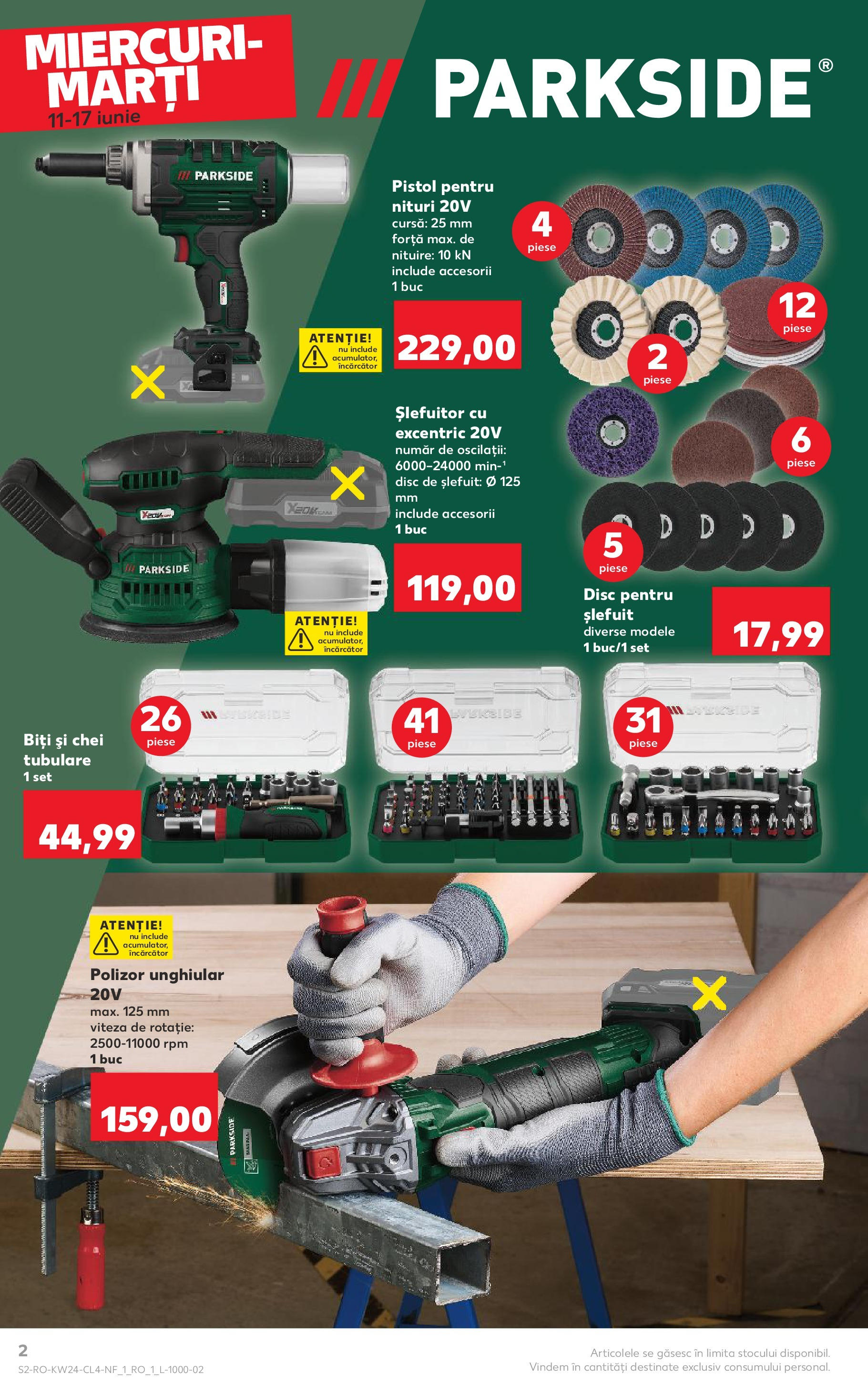 Catalog Kaufland 10 - 16 Iunie 2025 | Pagina 2 | Produse: Arap sabunu, Încărcător, Disc, Polizor