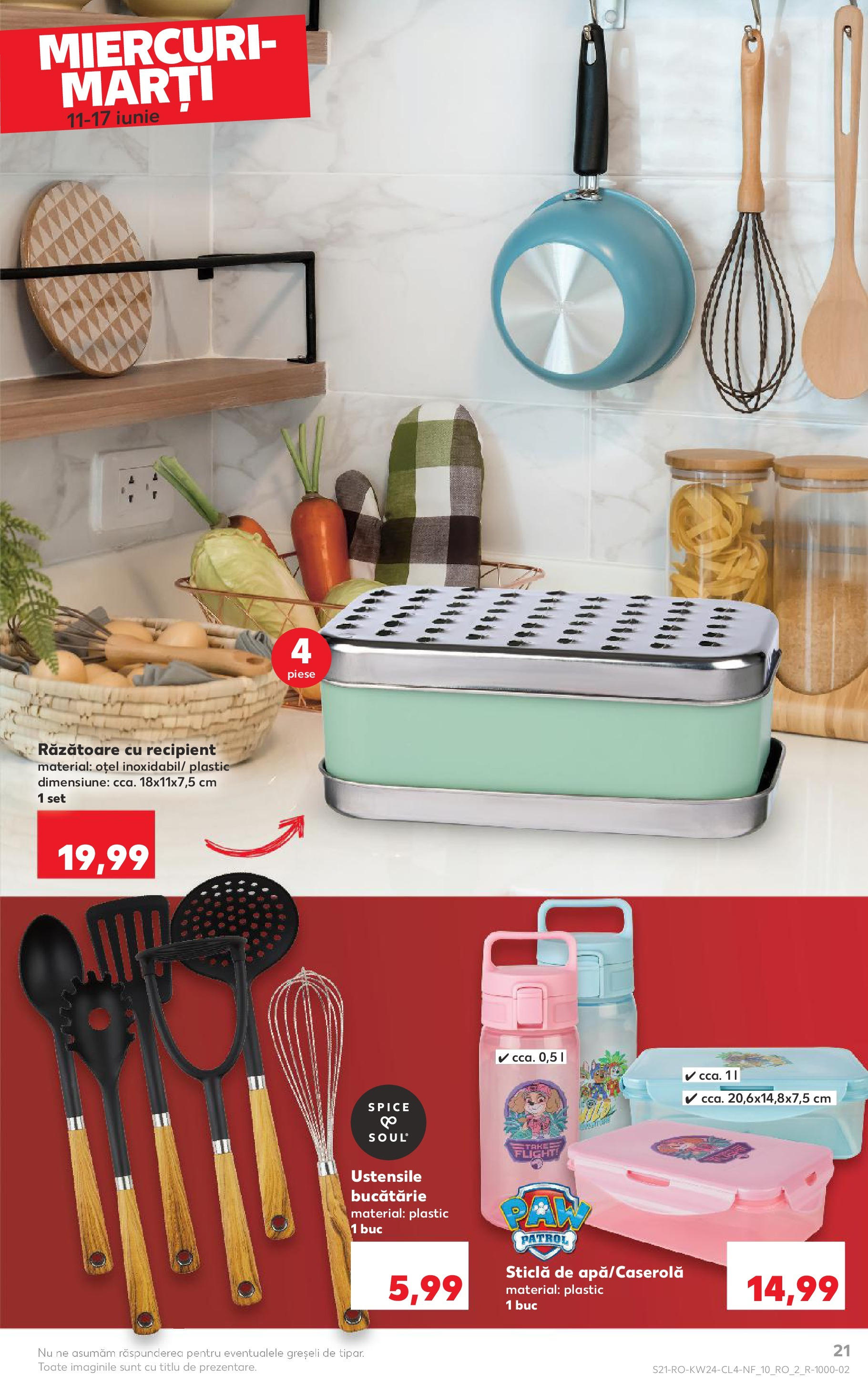 Catalog Kaufland 10 - 16 Iunie 2025 | Pagina 21 | Produse: Răzătoare, Bucătărie