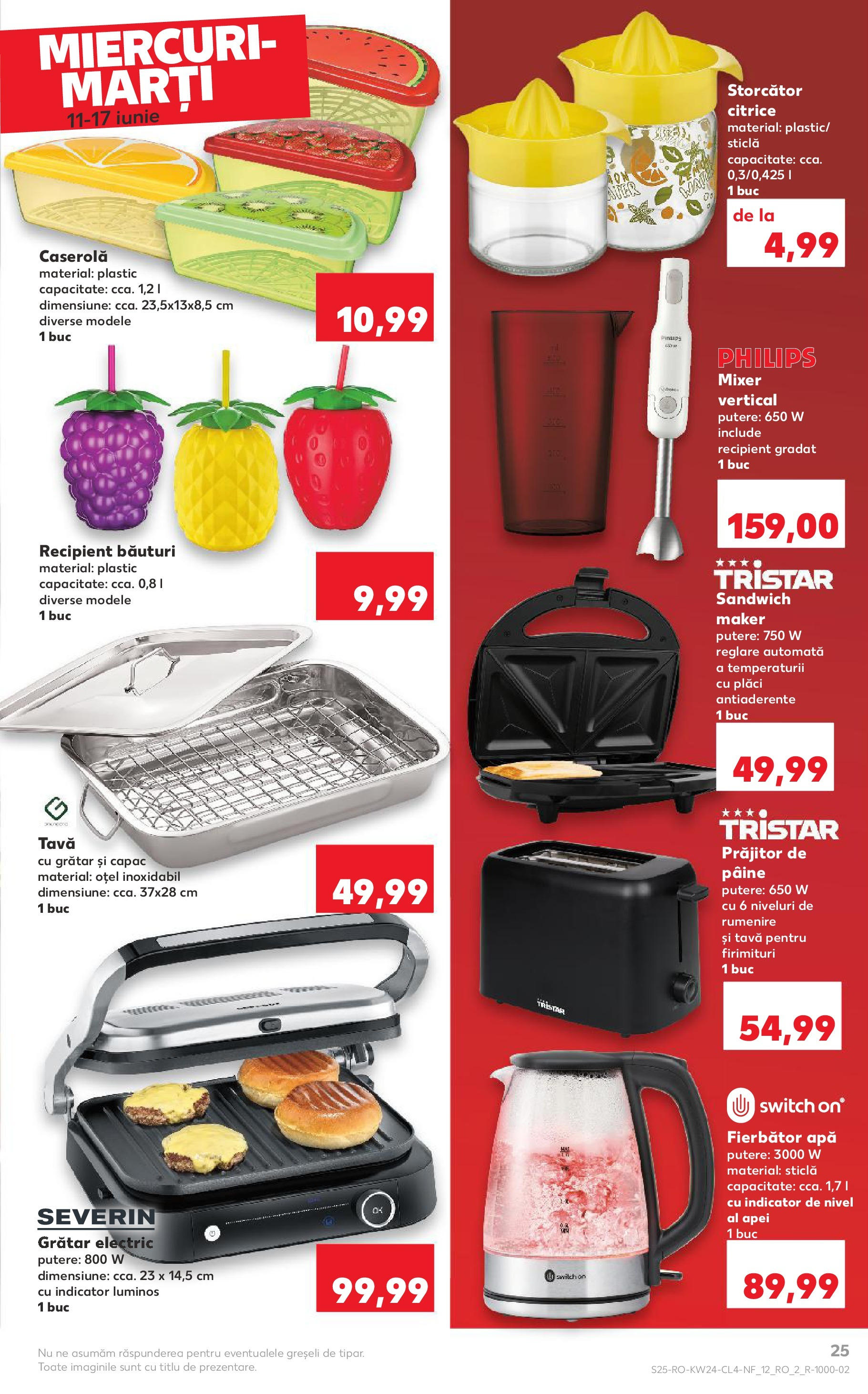 Catalog Kaufland 10 - 16 Iunie 2025 | Pagina 25 | Produse: Enginar, Mixer, Storcător, Apă