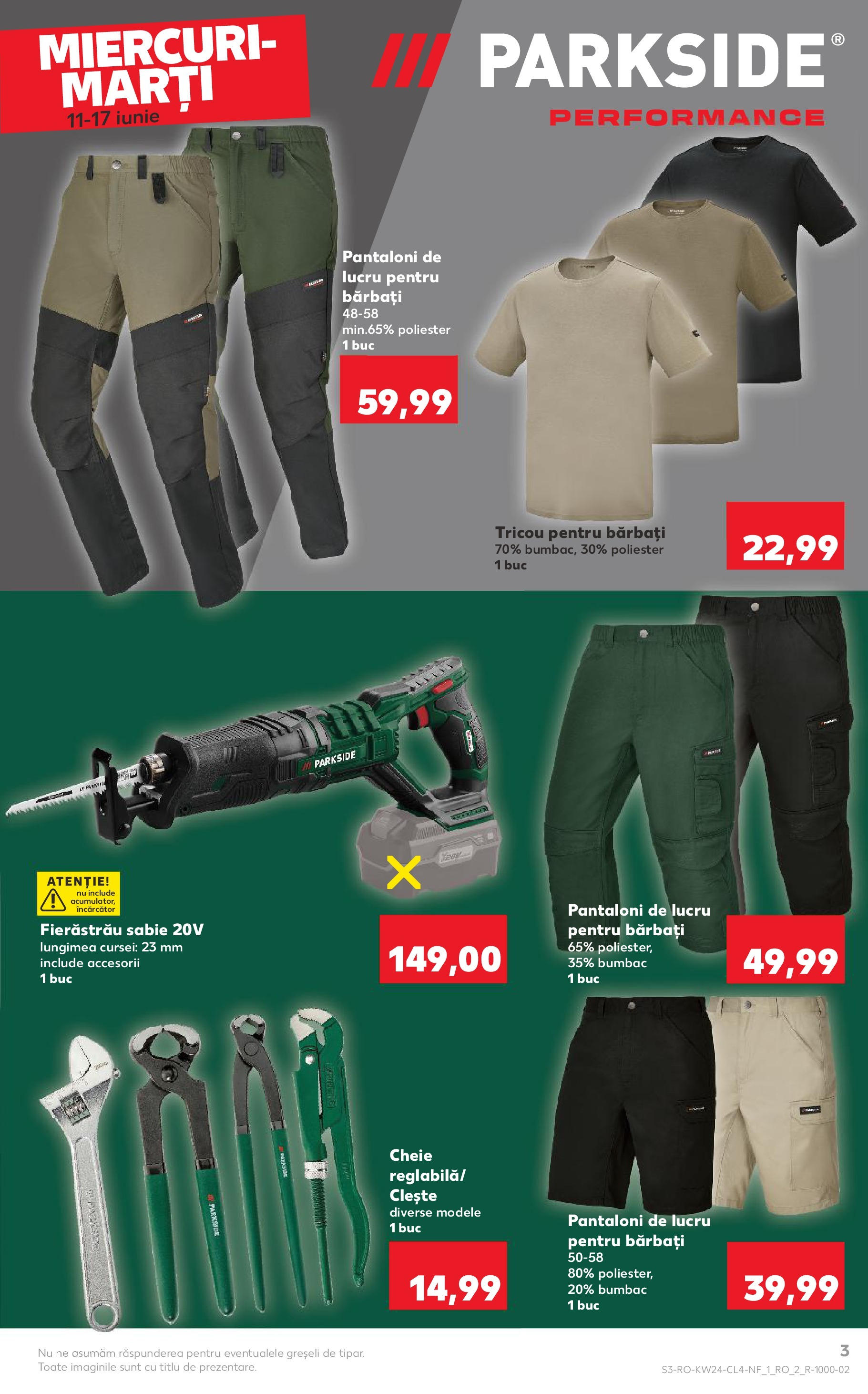 Catalog Kaufland 10 - 16 Iunie 2025 | Pagina 3 | Produse: Încărcător, Kestane, Tricou, Pantaloni