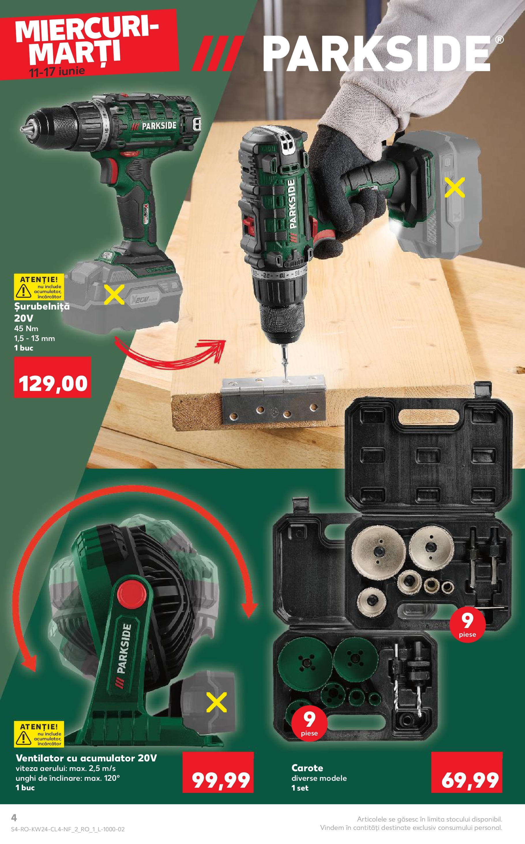 Catalog Kaufland 10 - 16 Iunie 2025 | Pagina 4 | Produse: Încărcător, Ventilator