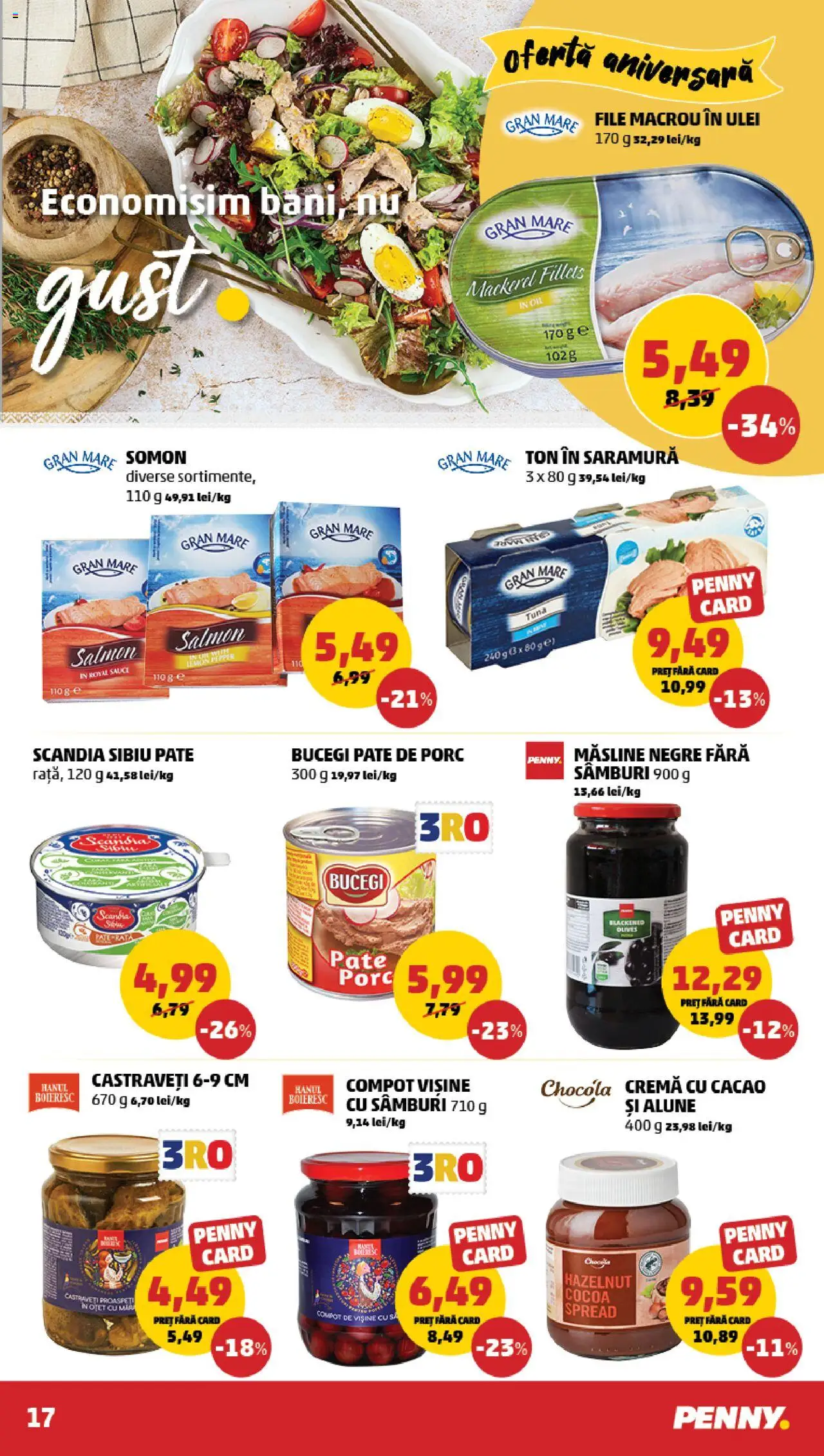Catalog PENNY Market 11 - 16 Iunie 2025 | Pagina 17 | Produse: Pate, Măsline, Alune, Cacao