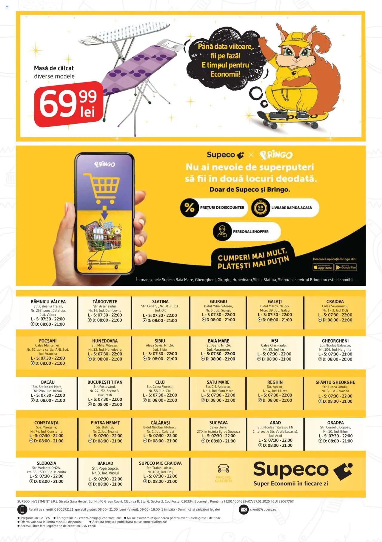 Catalog Supeco 12 - 24 Iunie 2025 | Pagina 22 | Produse: Masă, Masă de călcat