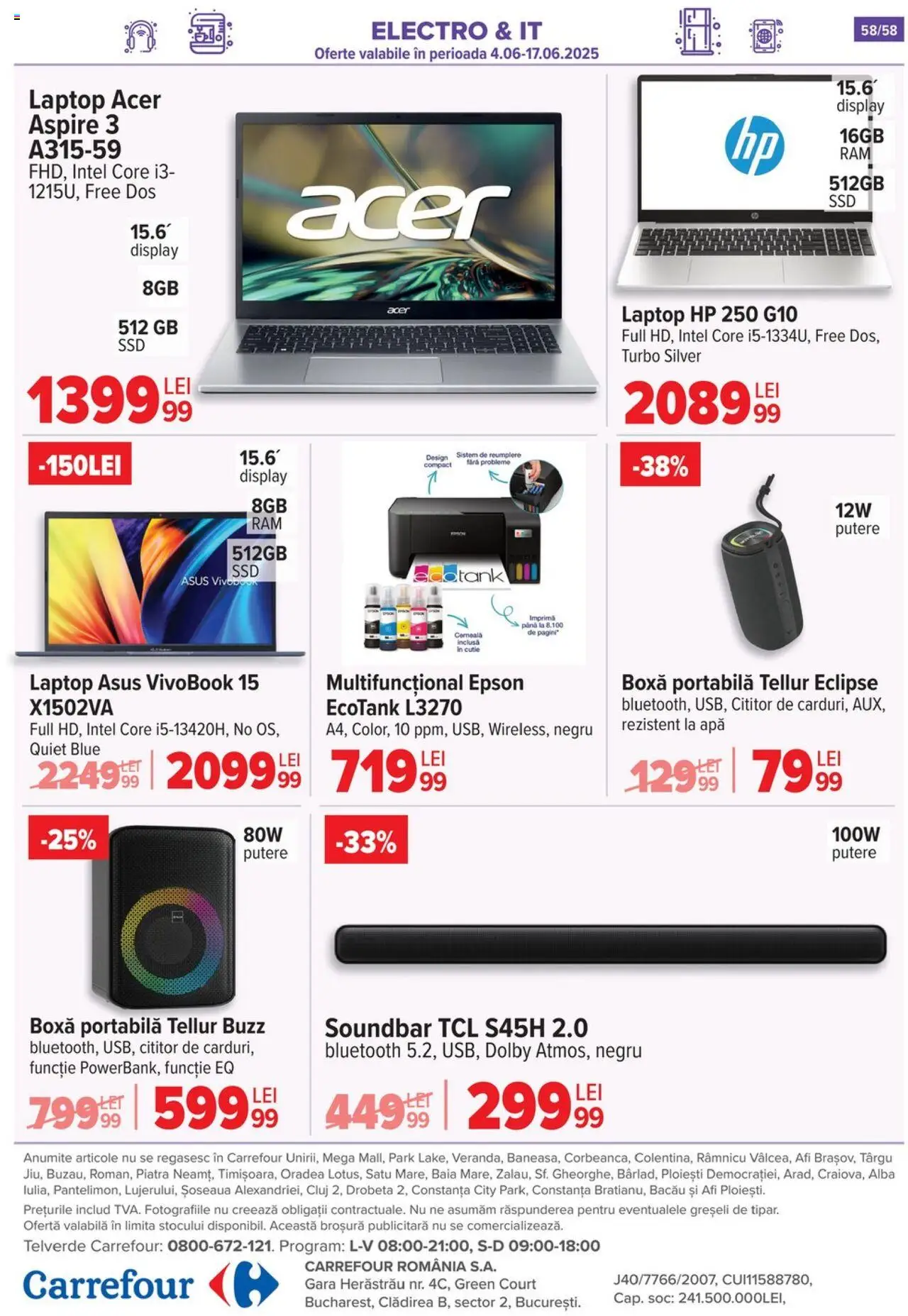 Catalog Carrefour 11 - 16 Iunie 2025 | Pagina 58