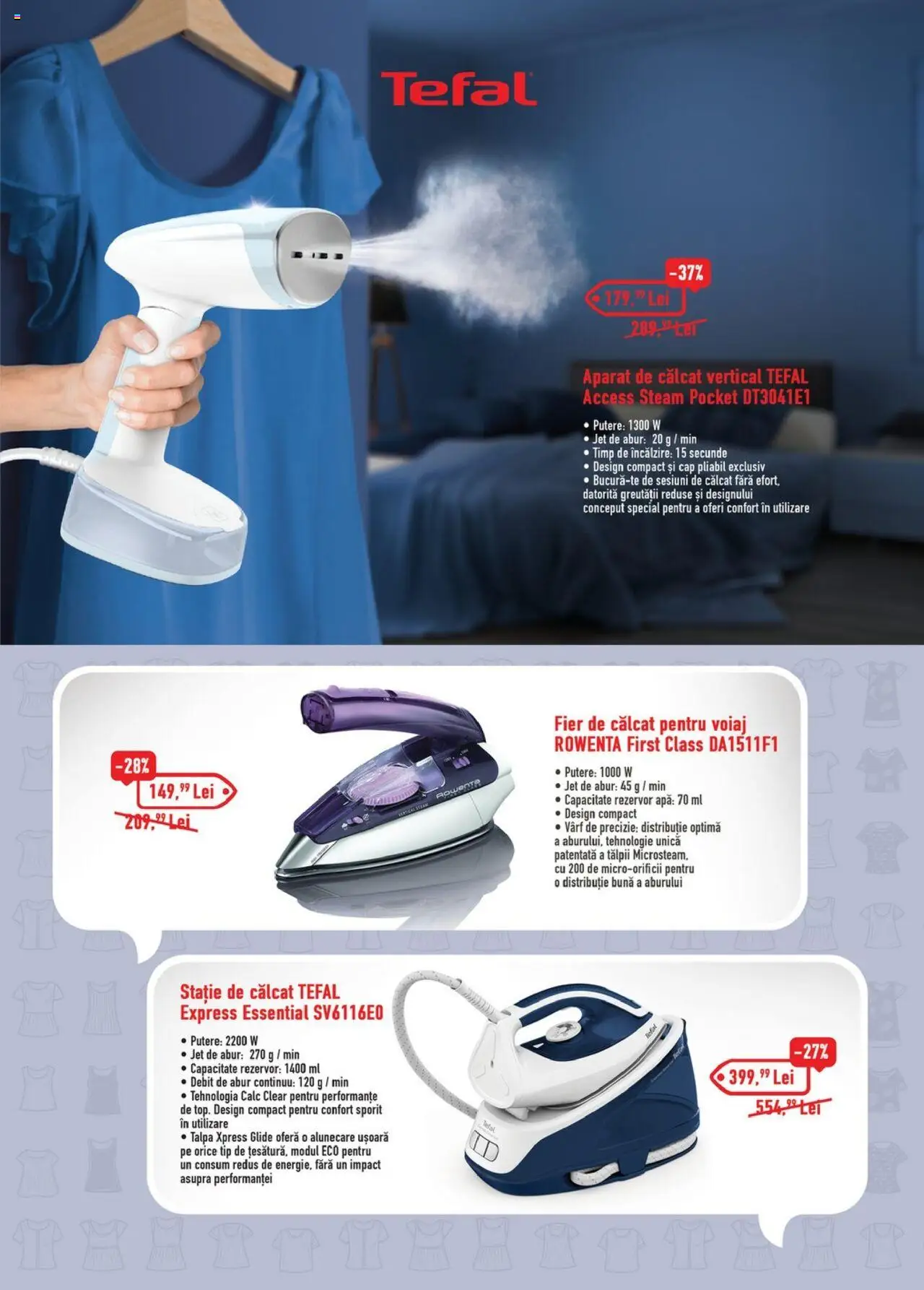Catalog Carrefour 9 Iunie - 12 Iulie 2025 | Pagina 16 | Produse: Aparat de călcat, Fier de călcat, Peluş Köpek Yatağı, Apă