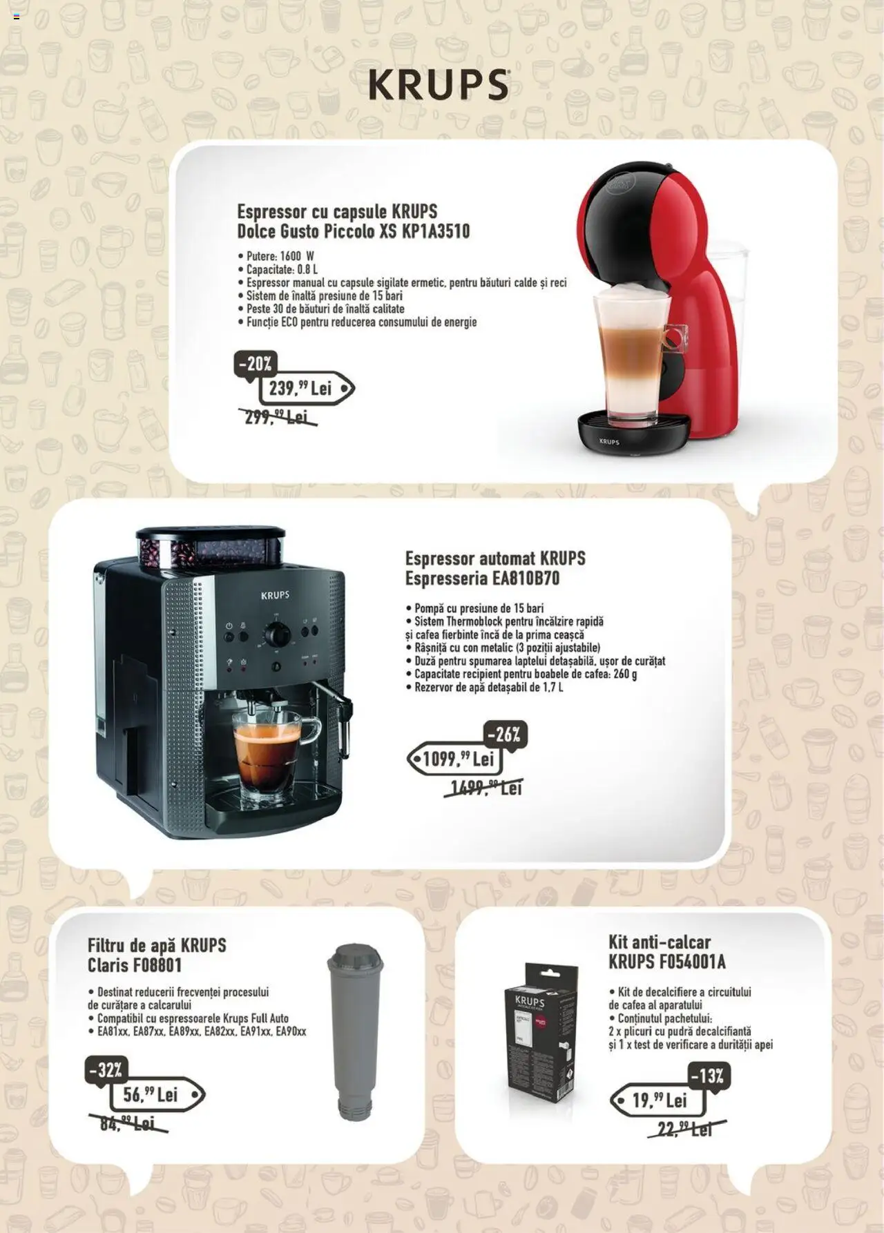 Catalog Carrefour 9 Iunie - 12 Iulie 2025 | Pagina 4 | Produse: Espressor, Cafea, Pește, Apă