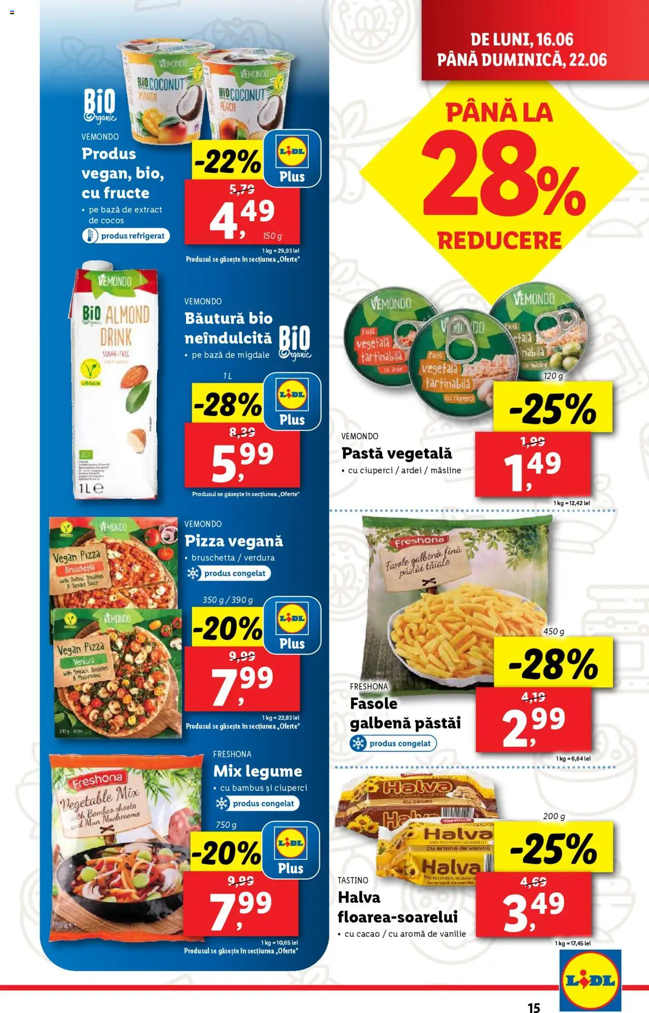 Catalog LIDL 16 - 21 Iunie 2025 | Pagina 15 | Produse: Şerit ödül, Măsline, Ciuperci, Yaşlı Köpek Konservesi