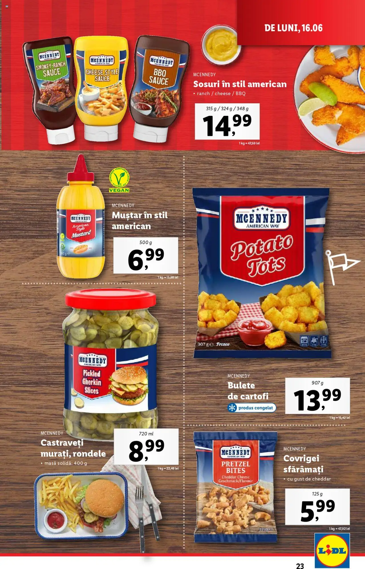 Catalog LIDL 16 - 21 Iunie 2025 | Pagina 23 | Produse: Delgeç, Masă, Castraveți, Cartofi
