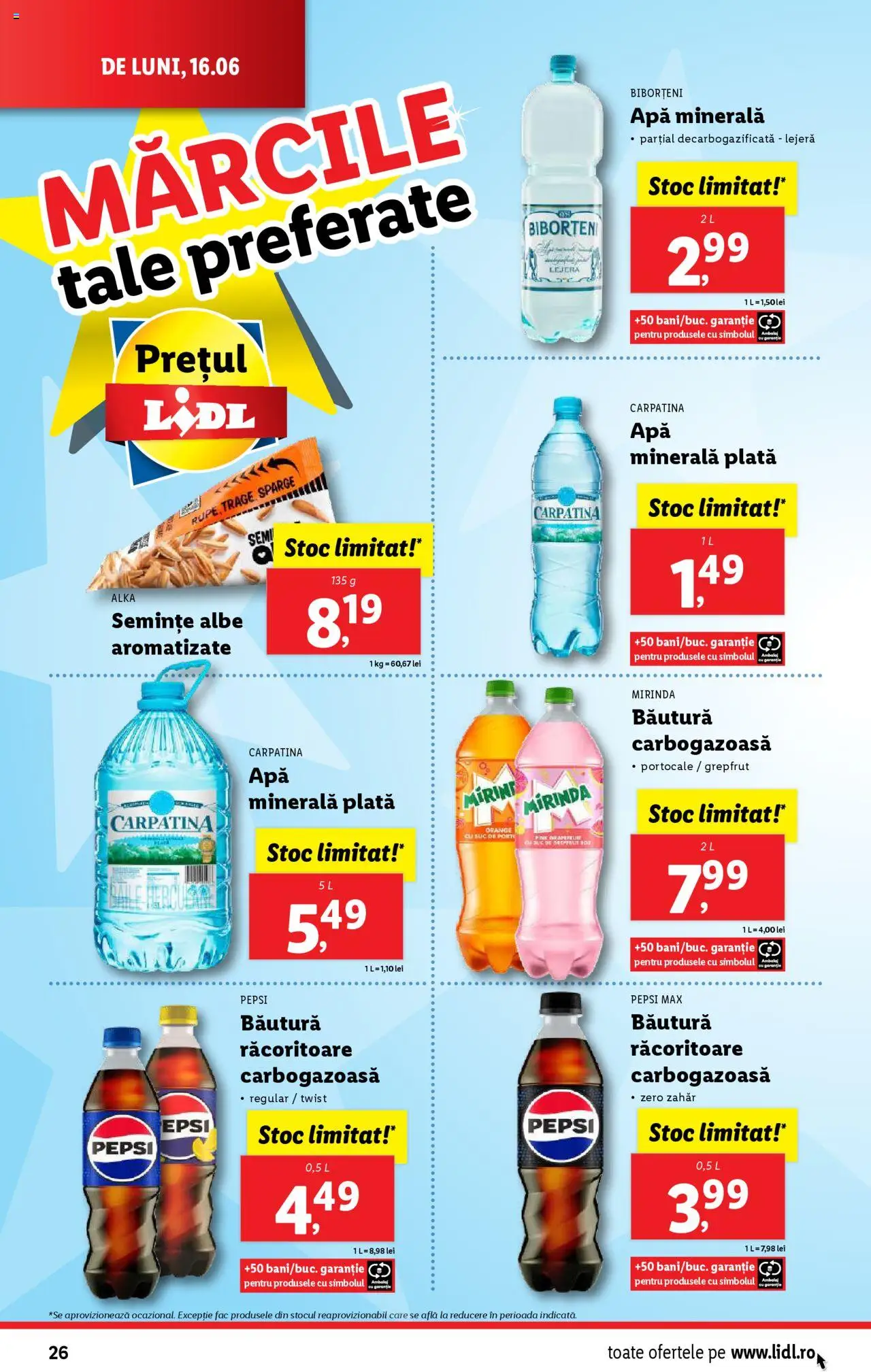 Catalog LIDL 16 - 21 Iunie 2025 | Pagina 26 | Produse: Semințe, Portocale, Grepfrut, Zahăr