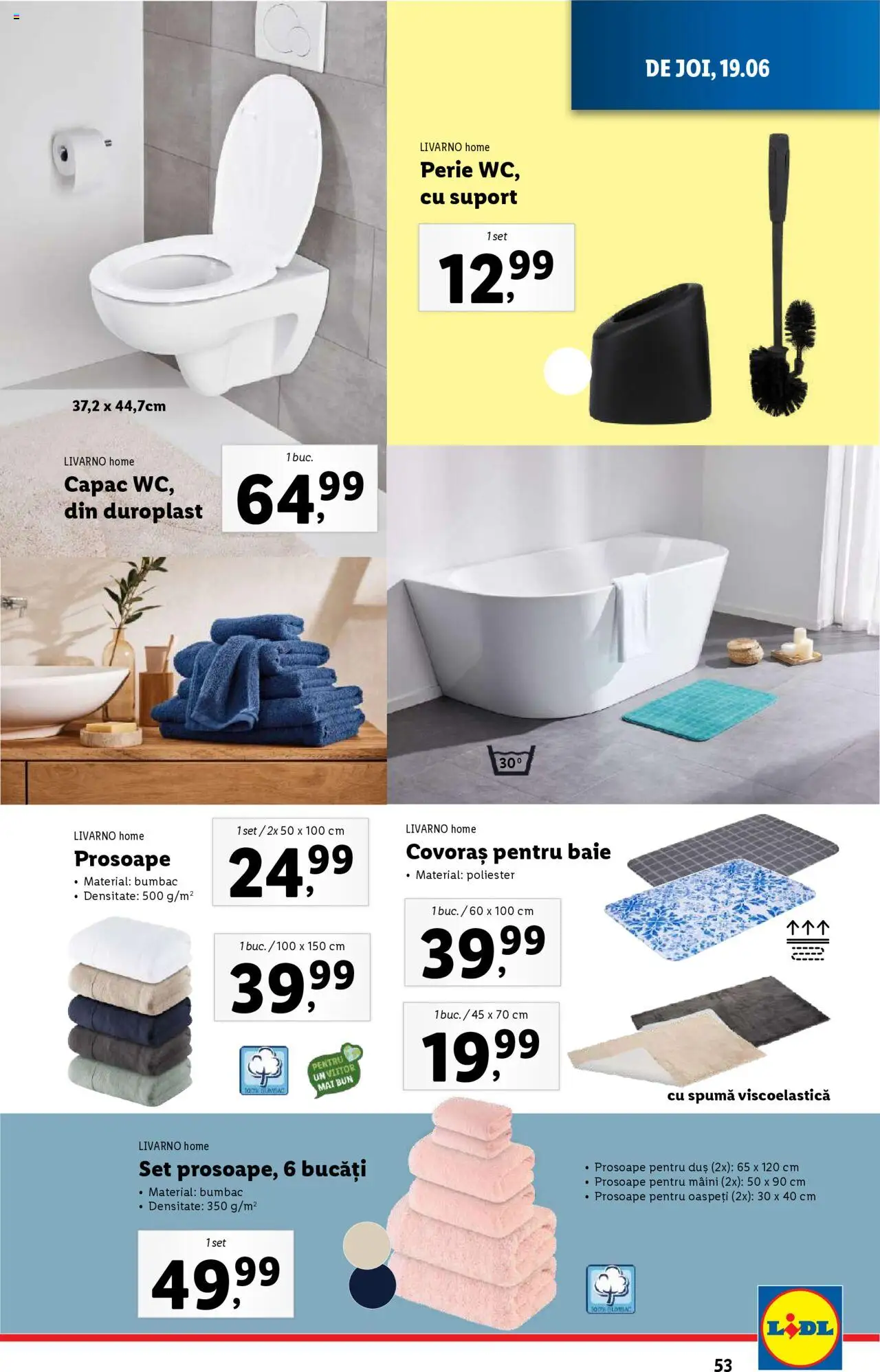 Catalog LIDL 16 - 21 Iunie 2025 | Pagina 53 | Produse: Duș, Perie