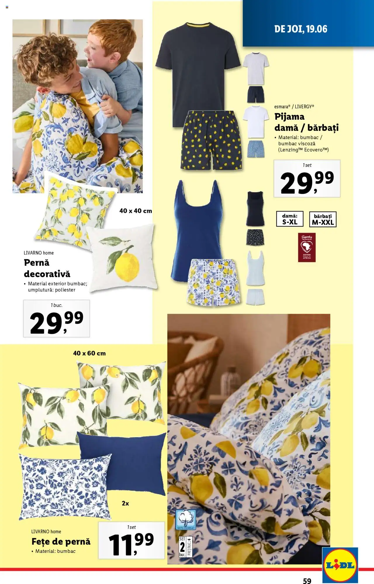 Catalog LIDL 16 - 21 Iunie 2025 | Pagina 59 | Produse: Pernă