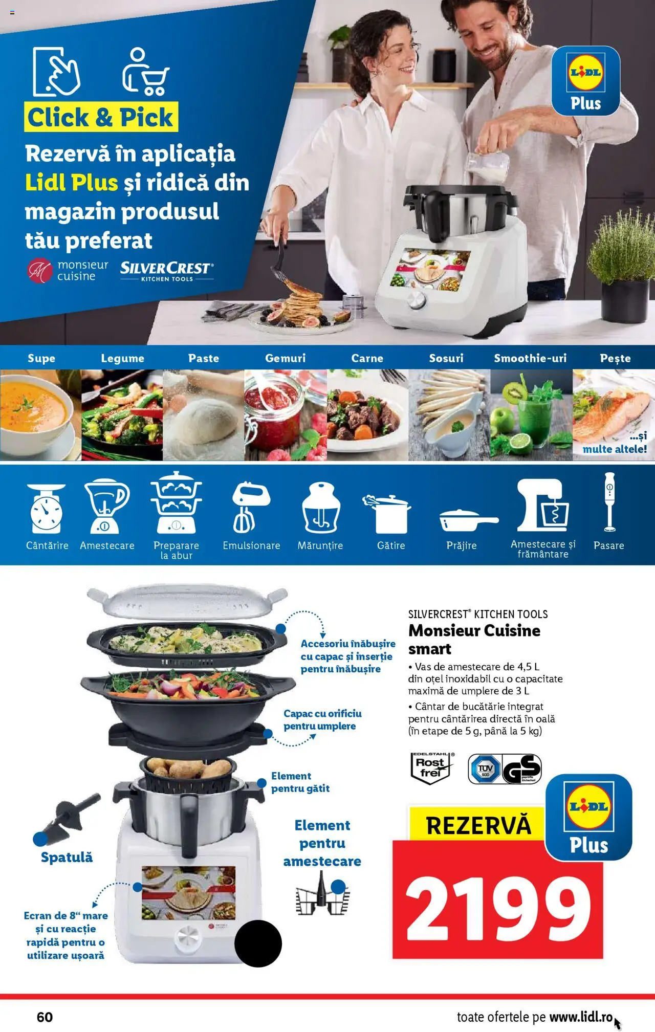 Catalog LIDL 16 - 21 Iunie 2025 | Pagina 60 | Produse: Cântar, Pește, Paste, Legume