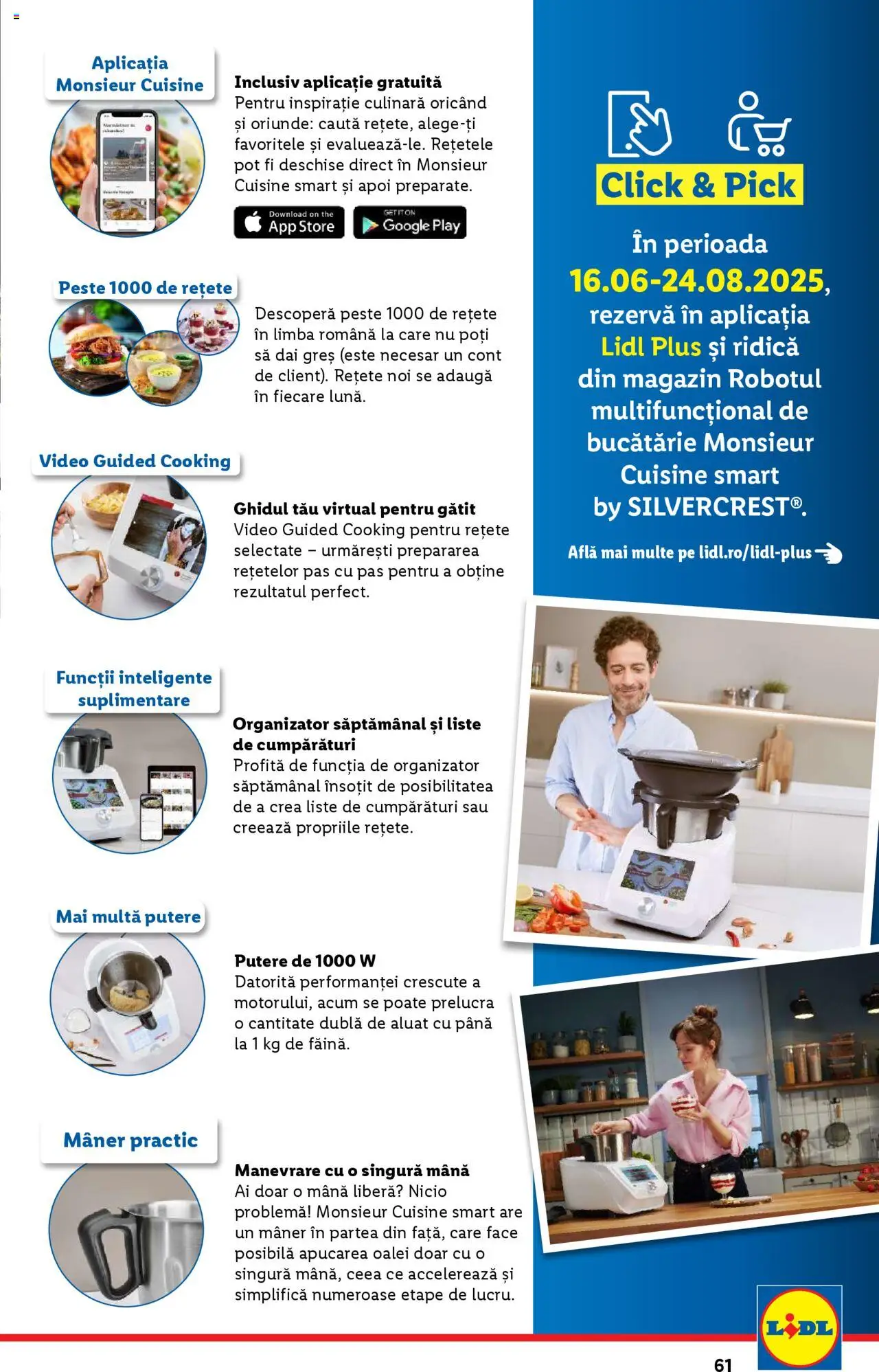 Catalog LIDL 16 - 21 Iunie 2025 | Pagina 61 | Produse: Mâner, Bucătărie, Aluat, Pește
