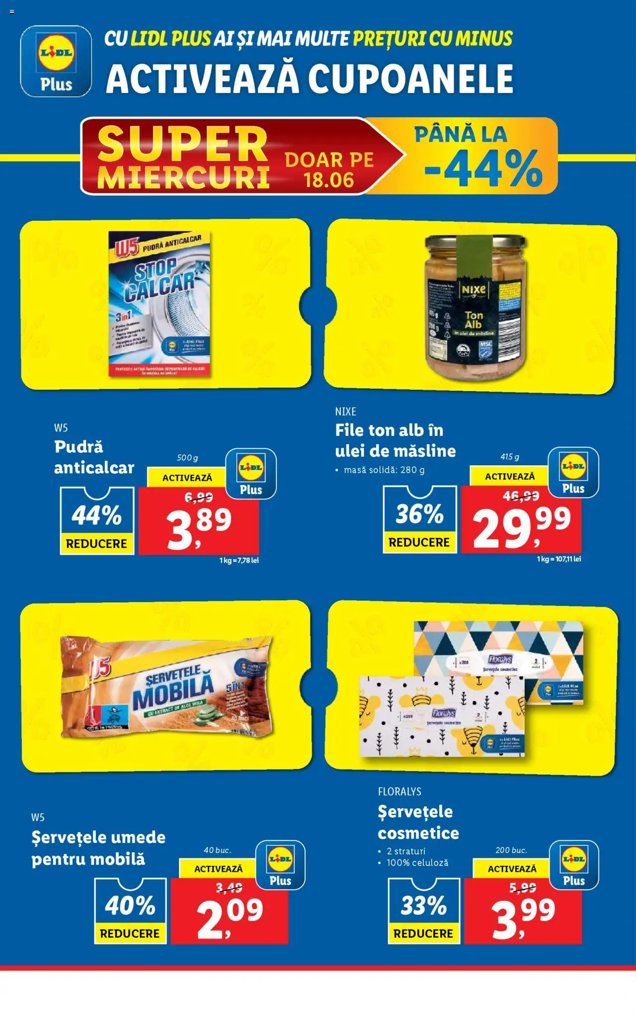 Catalog LIDL 16 - 21 Iunie 2025 | Pagina 62 | Produse: Aloe vera, Măsline, Ulei, Șervețele umede