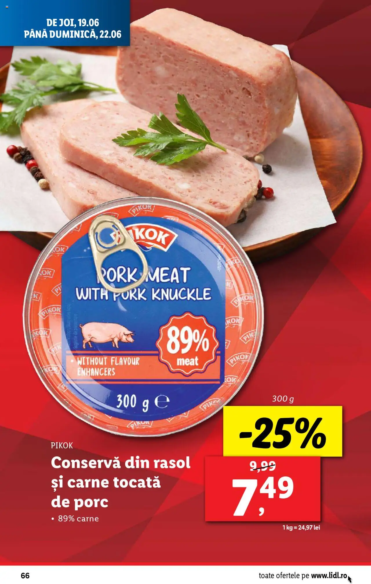 Catalog LIDL 16 - 21 Iunie 2025 | Pagina 66 | Produse: Carne tocată, Rasol
