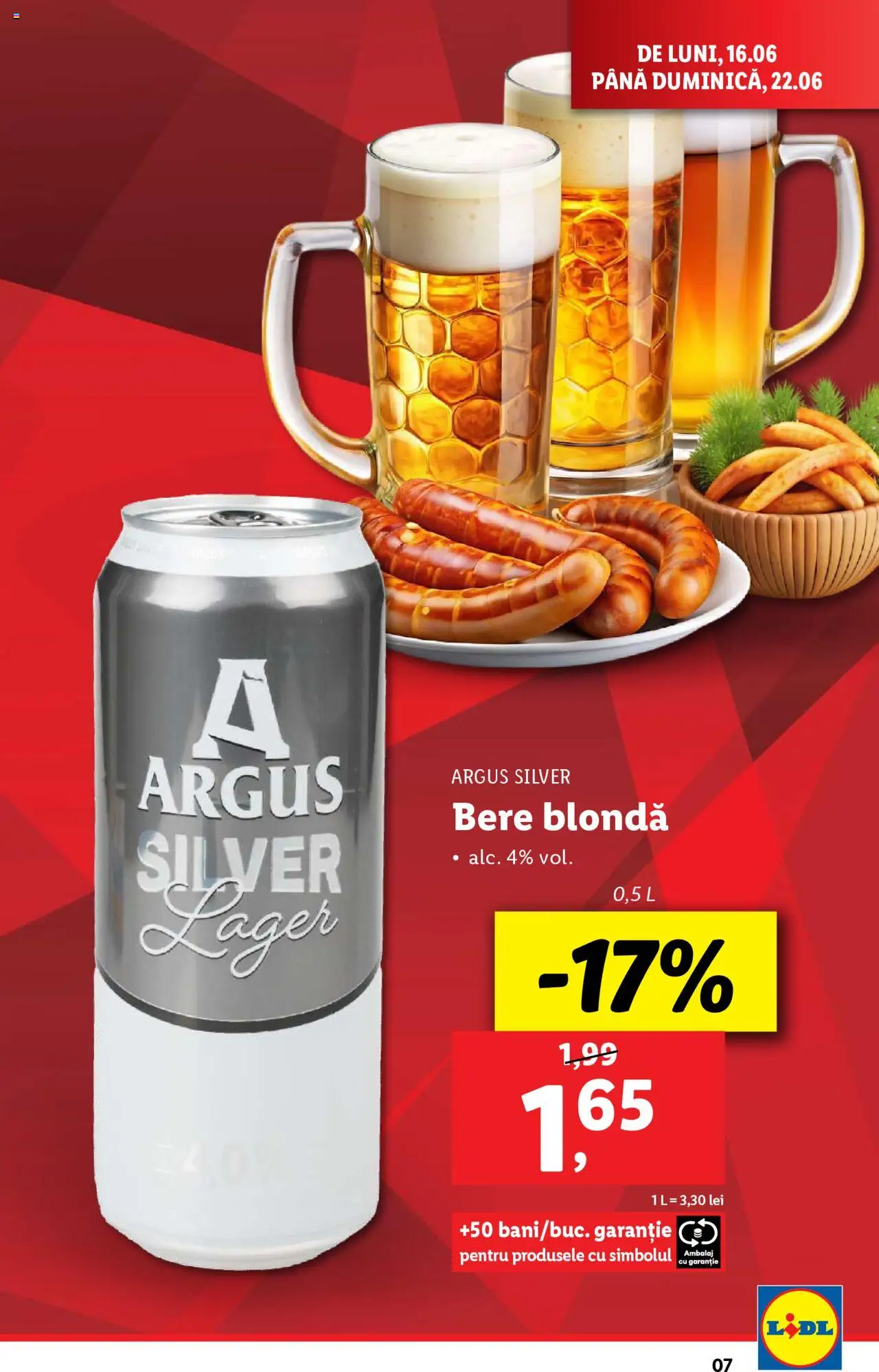 Catalog LIDL 16 - 21 Iunie 2025 | Pagina 7 | Produse: Bere