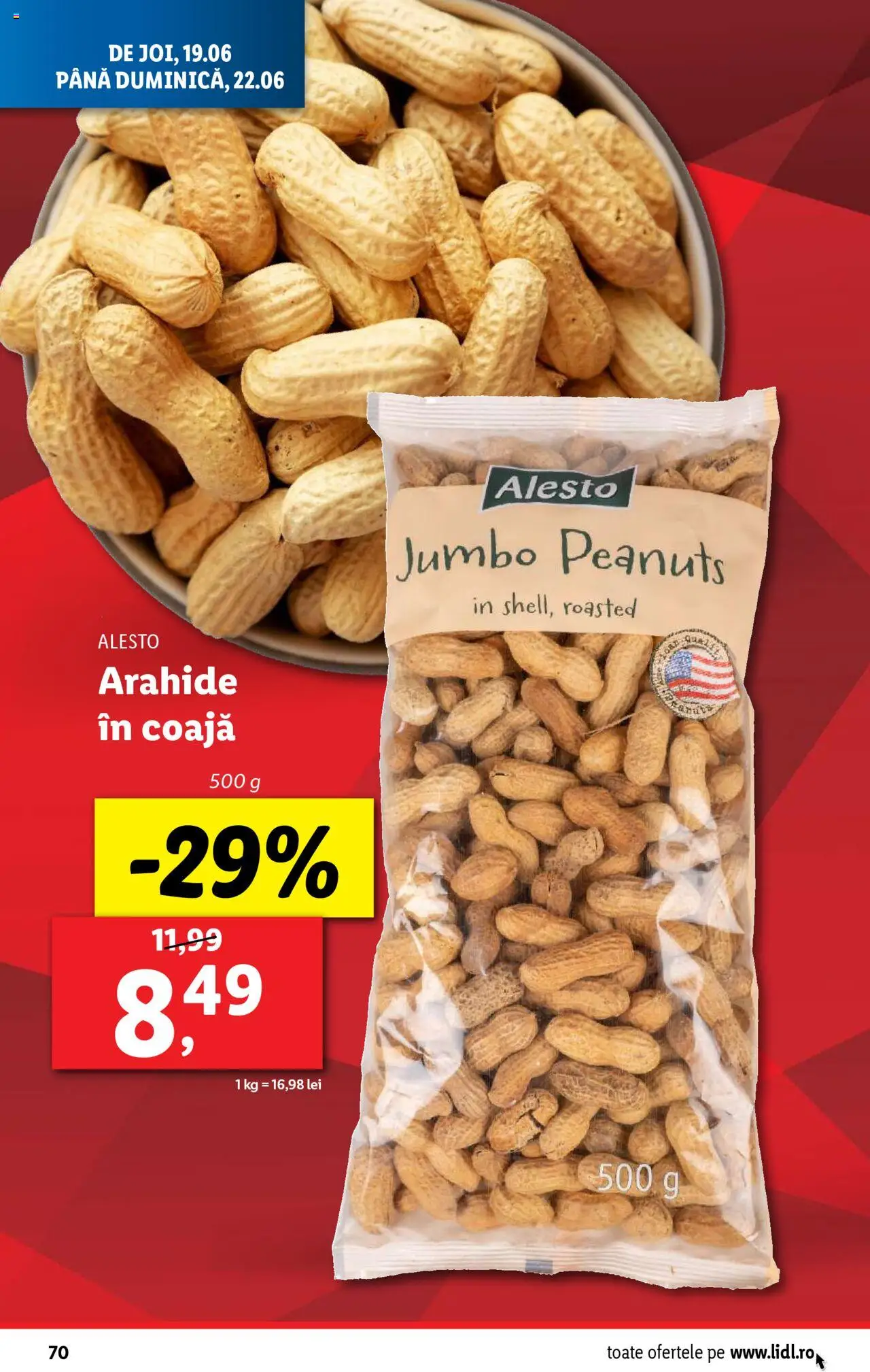 Catalog LIDL 16 - 21 Iunie 2025 | Pagina 70 | Produse: Arahide