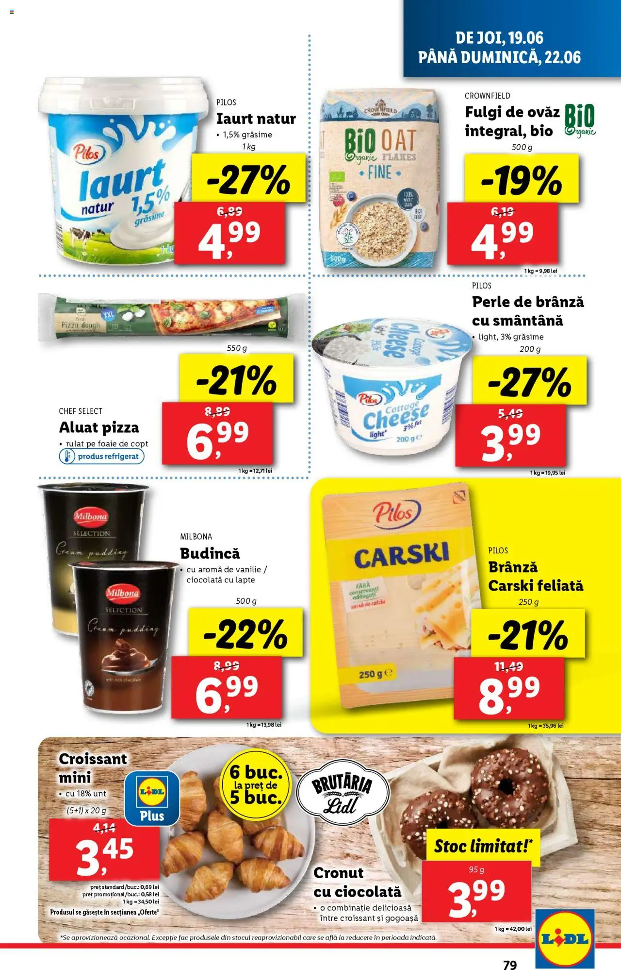Catalog LIDL 16 - 21 Iunie 2025 | Pagina 79 | Produse: Brânză, Ciocolată, Pizza, Smântână