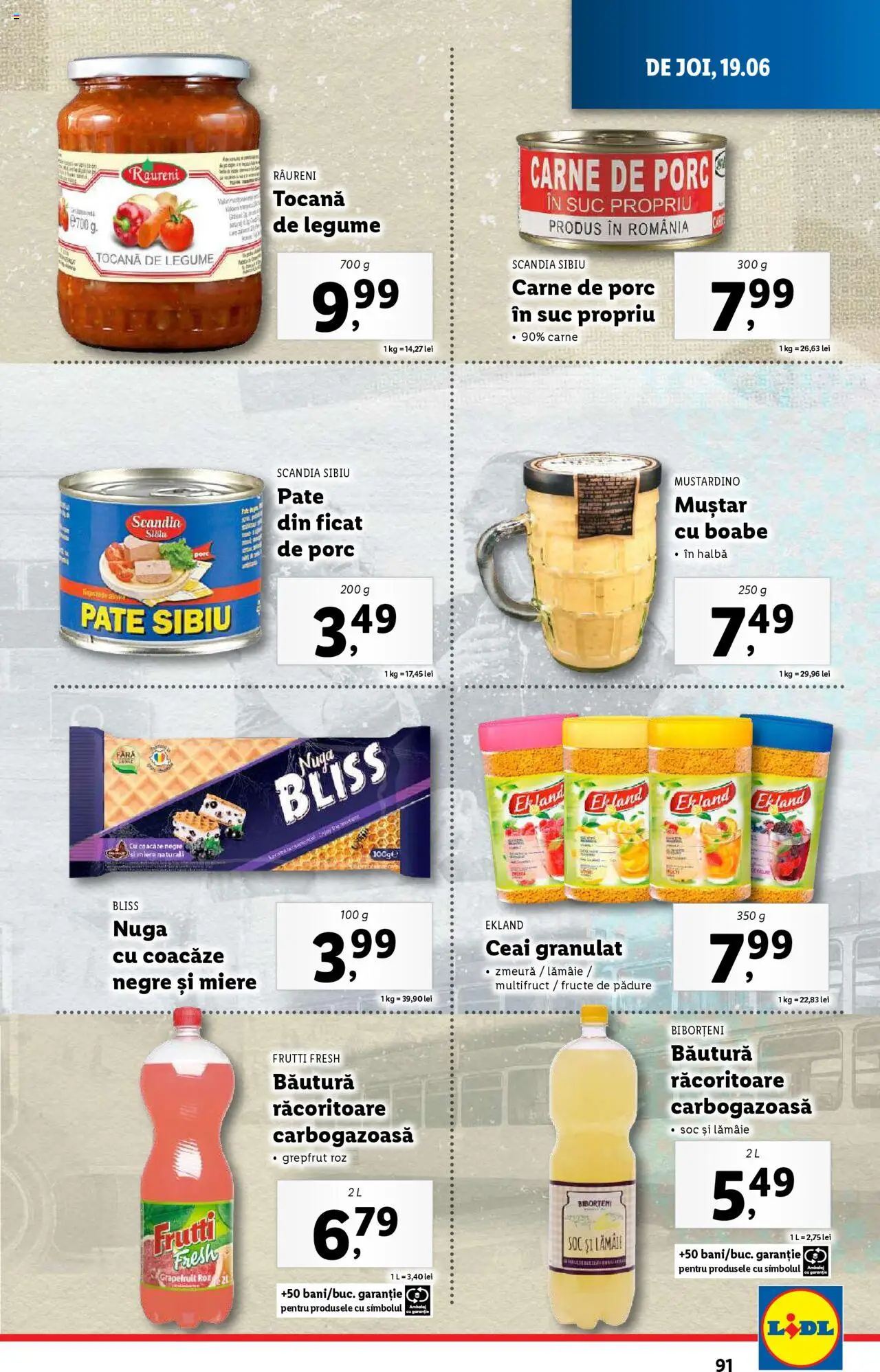 Catalog LIDL 16 - 21 Iunie 2025 | Pagina 91 | Produse: Zmeură, Suc, Fructe, Lămâie