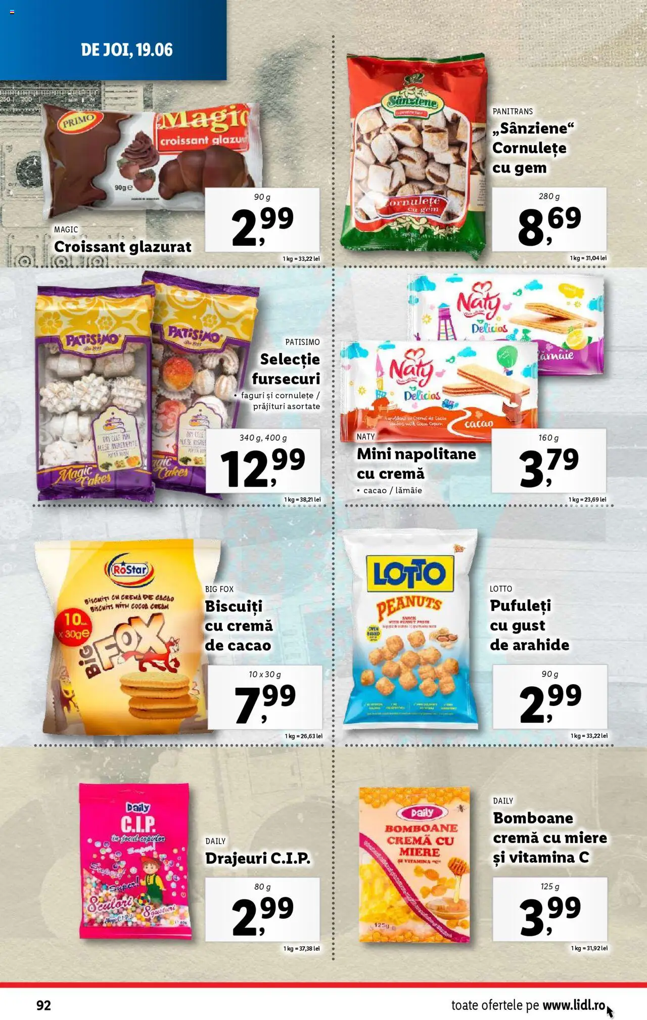 Catalog LIDL 16 - 21 Iunie 2025 | Pagina 92 | Produse: Arahide, Gem, Pufuleți, Cornulețe