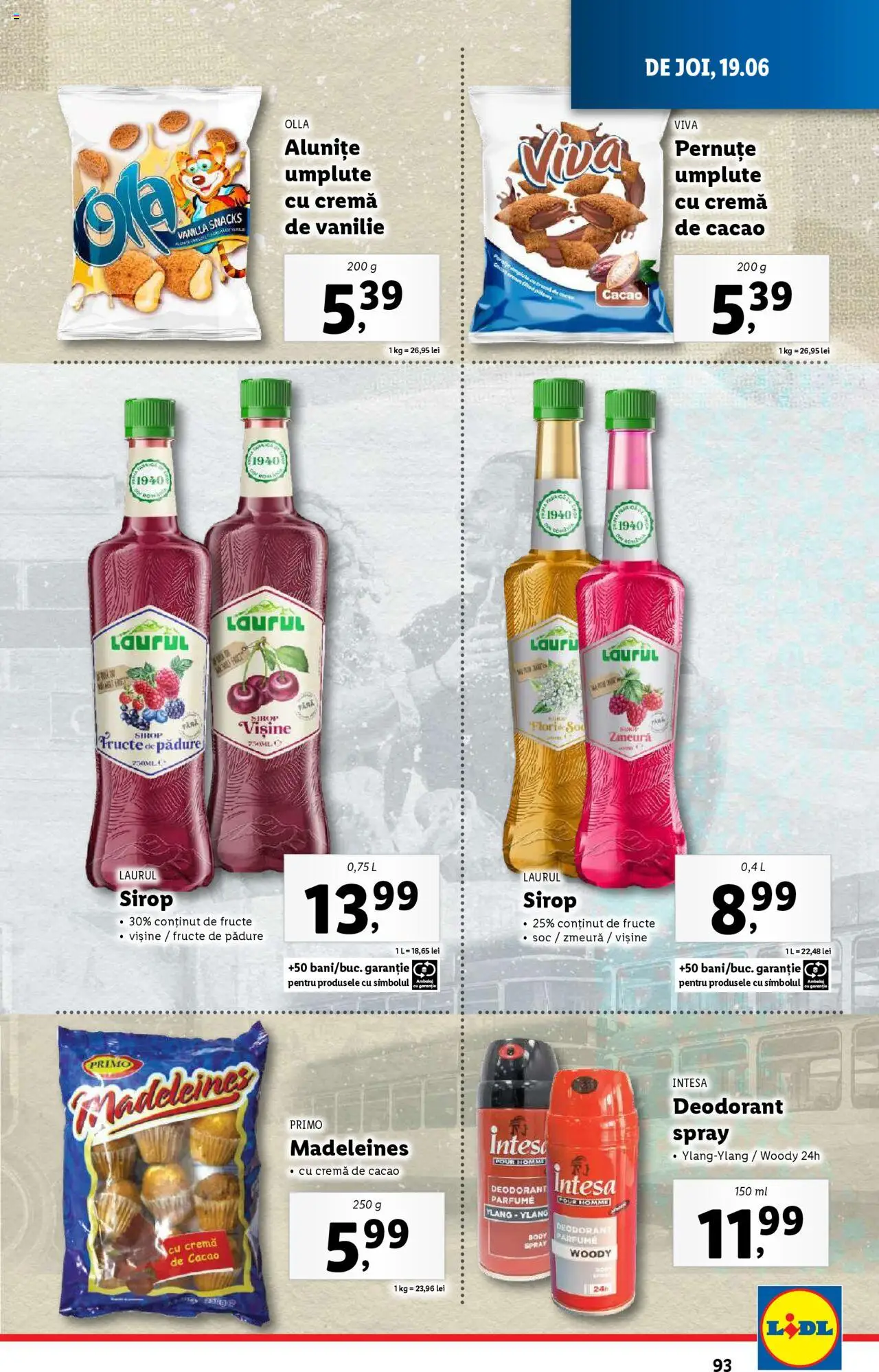 Catalog LIDL 16 - 21 Iunie 2025 | Pagina 93 | Produse: Zmeură, Cremă, Deodorant, Fructe