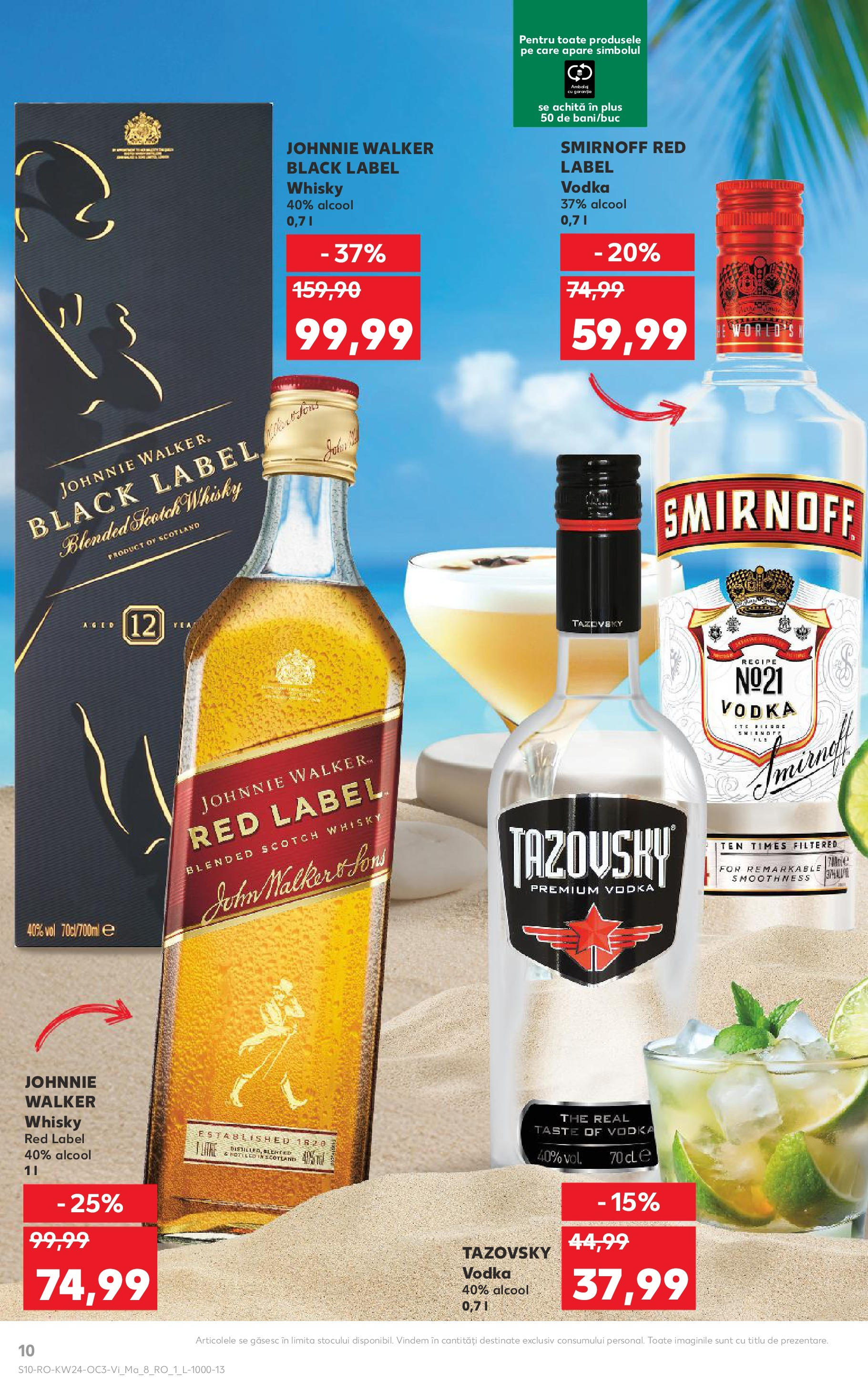 Catalog Kaufland 13 - 16 Iunie 2025 | Pagina 10 | Produse: Vodka