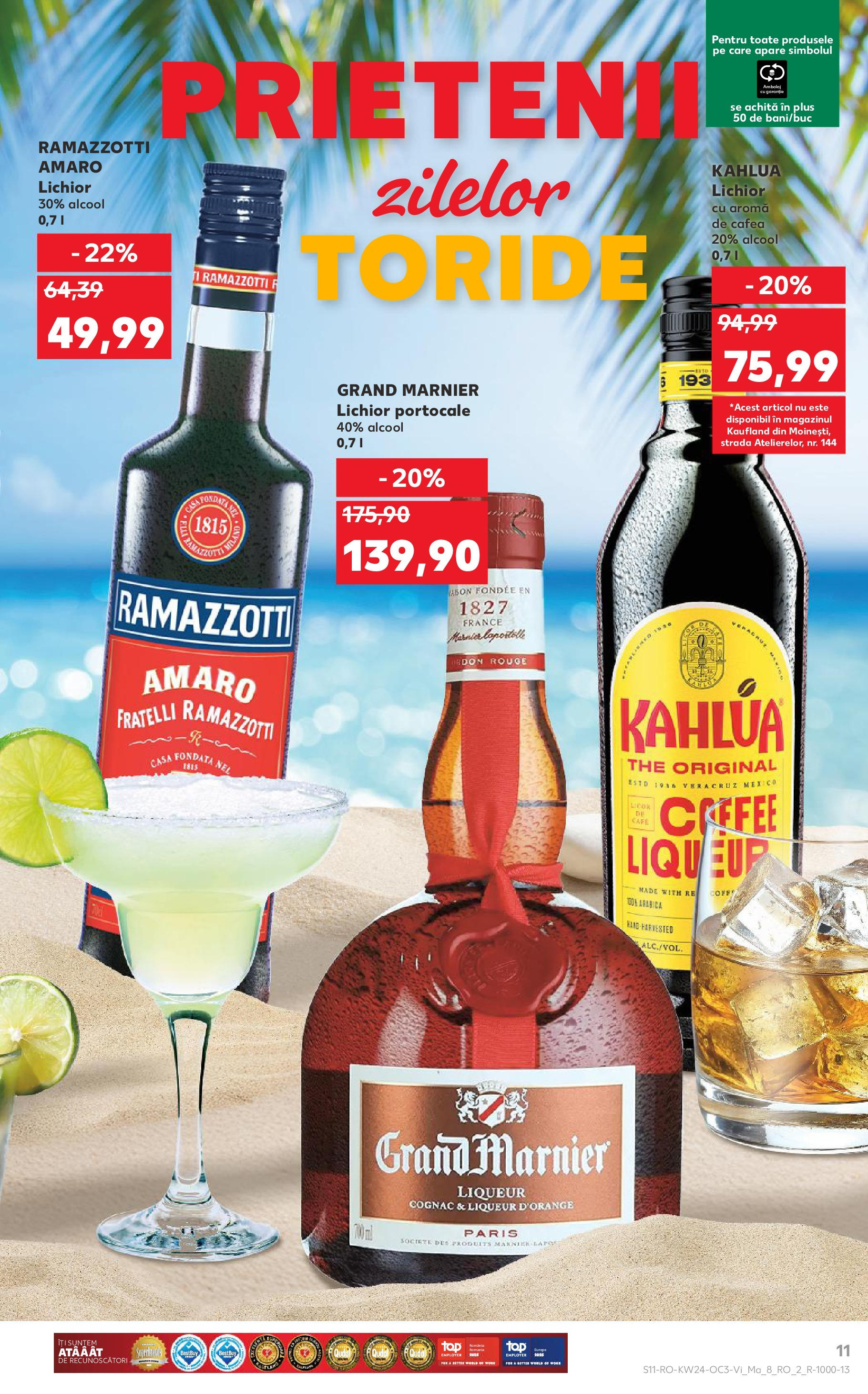 Catalog Kaufland 13 - 16 Iunie 2025 | Pagina 11 | Produse: Lichior, Cafea, Portocale