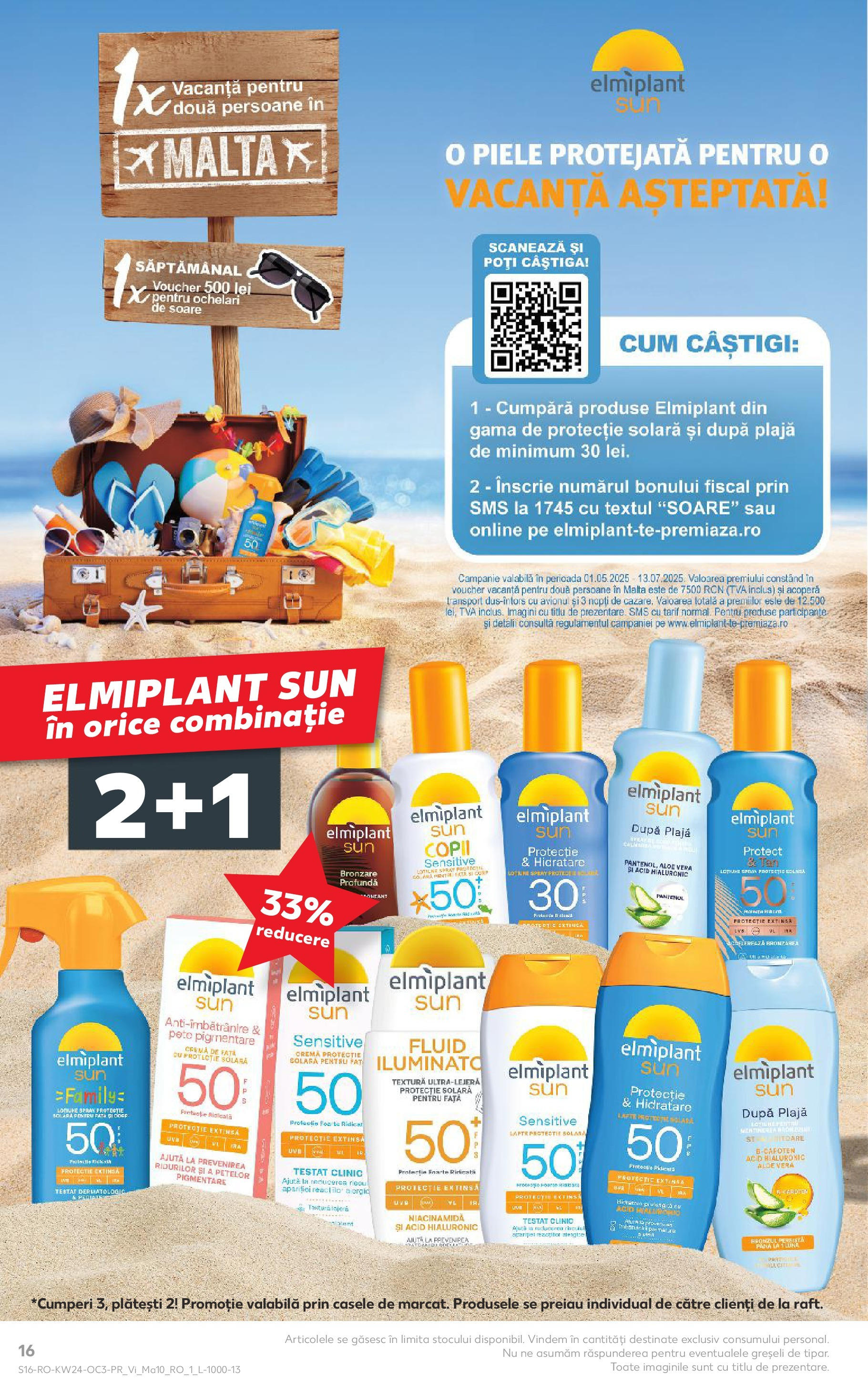 Catalog Kaufland 13 - 16 Iunie 2025 | Pagina 16 | Produse: Aloe vera, Ochelari de soare, Lapte, Protecție solară
