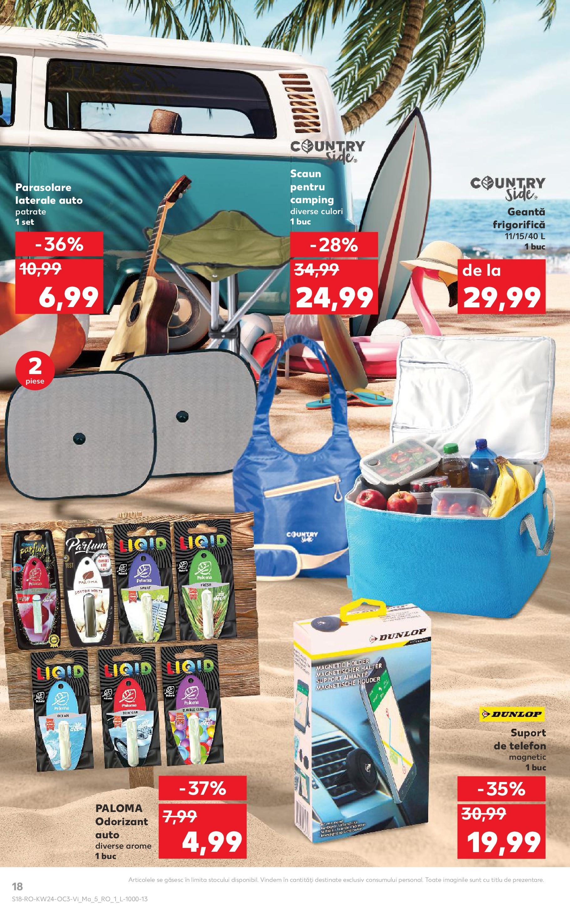 Catalog Kaufland 13 - 16 Iunie 2025 | Pagina 18 | Produse: Telefon, Geantă, Scaun, Parfum