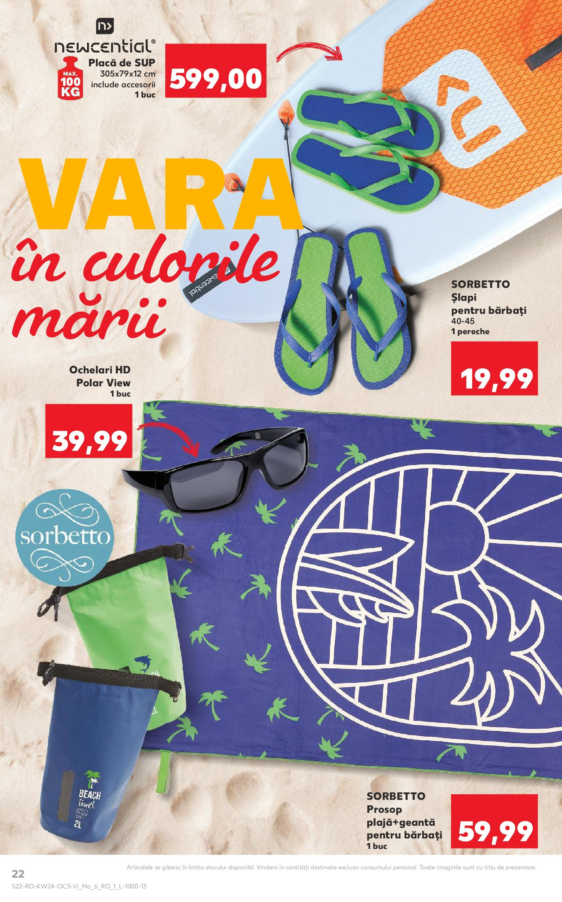 Catalog Kaufland 13 - 16 Iunie 2025 | Pagina 22 | Produse: Ochelari, Șlapi