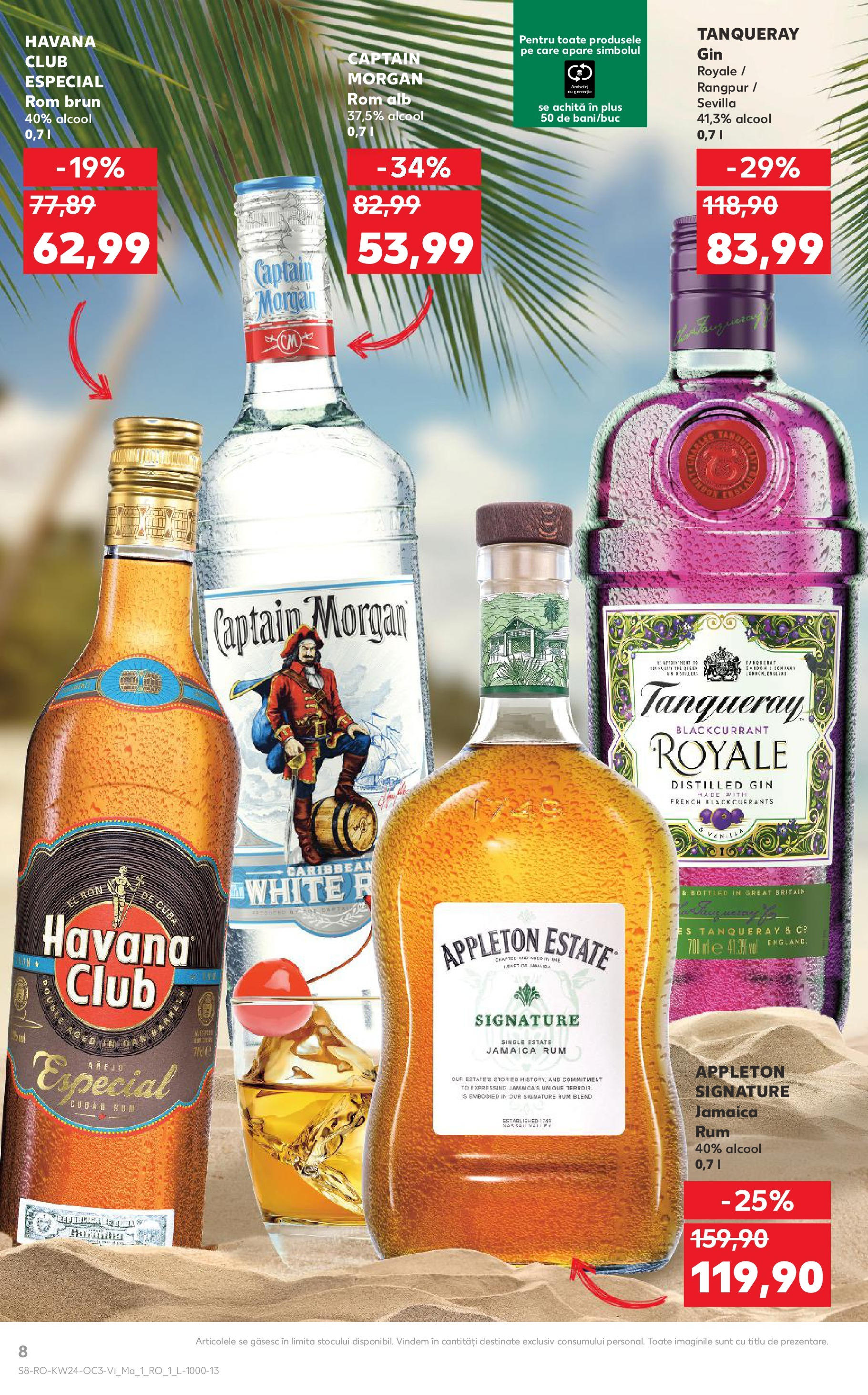 Catalog Kaufland 13 - 16 Iunie 2025 | Pagina 8 | Produse: Rom, Gin