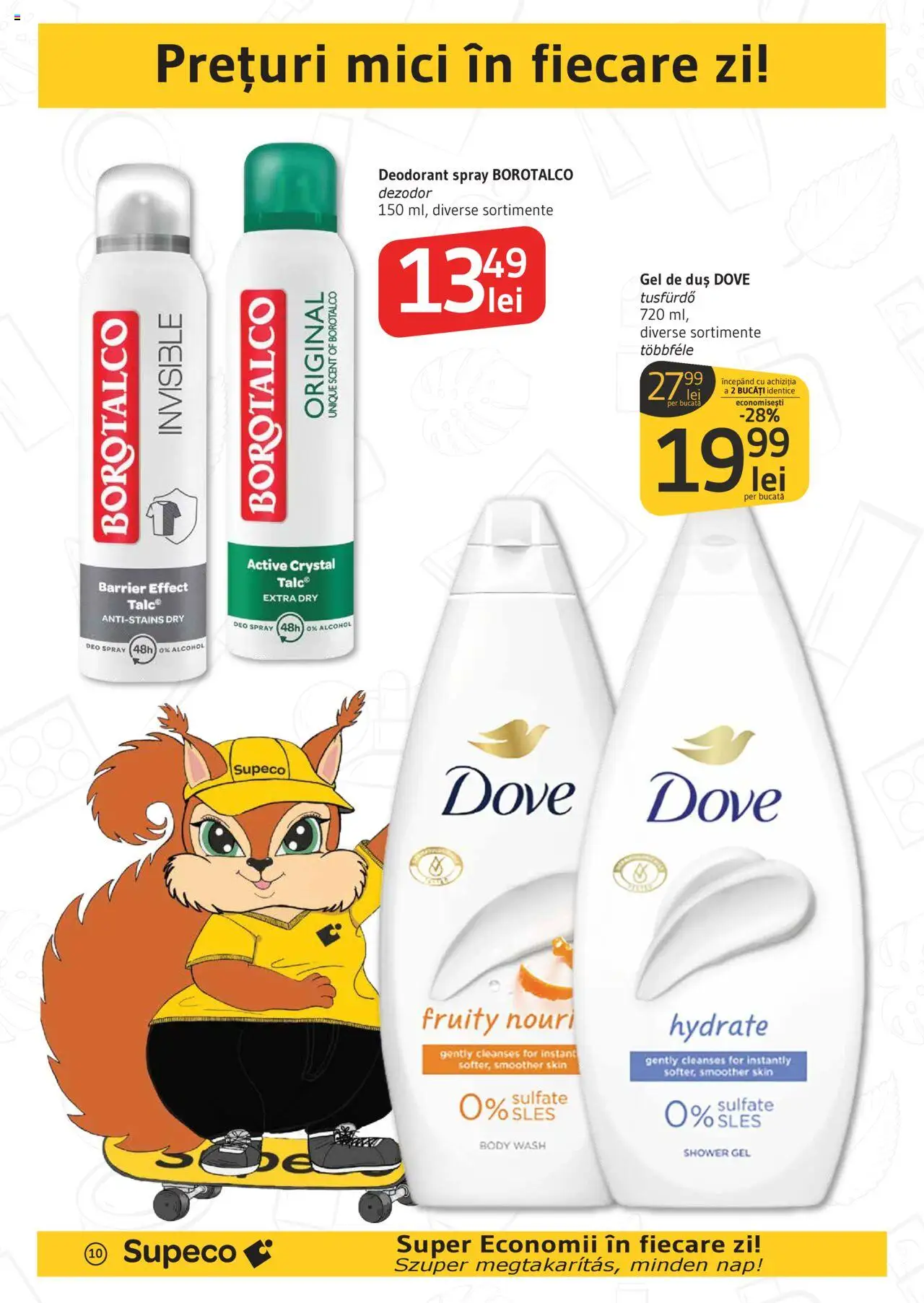 Catalog Supeco 12 - 24 Iunie 2025 | Pagina 10 | Produse: Body, Duș, Gel de duș, Deodorant
