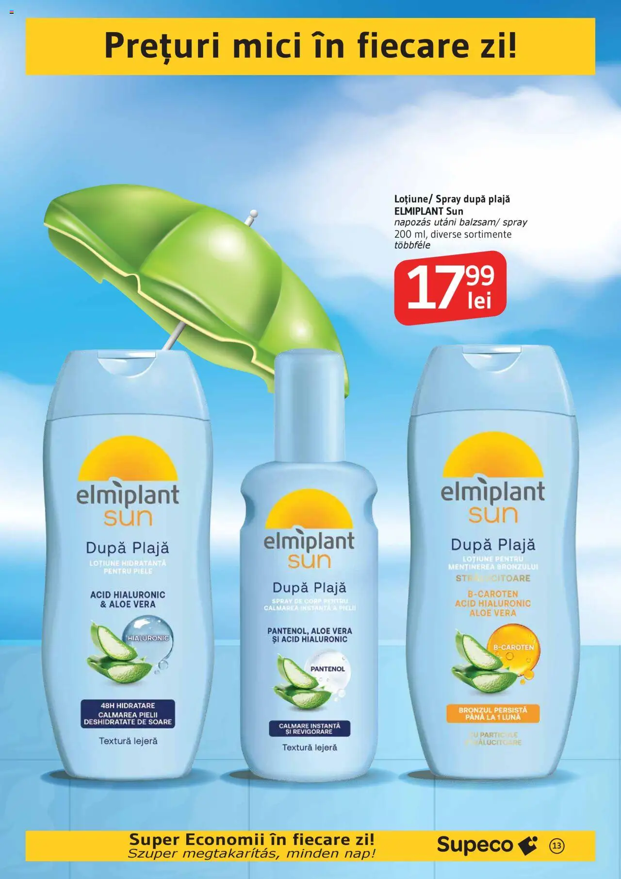 Catalog Supeco 12 - 24 Iunie 2025 | Pagina 13 | Produse: Aloe vera, Mici