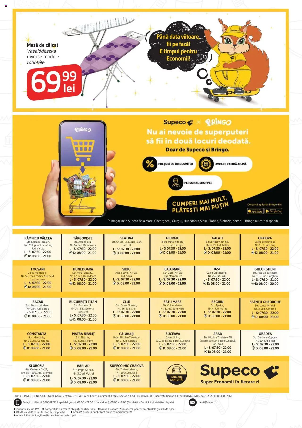 Catalog Supeco 12 - 24 Iunie 2025 | Pagina 22 | Produse: Masă, Masă de călcat