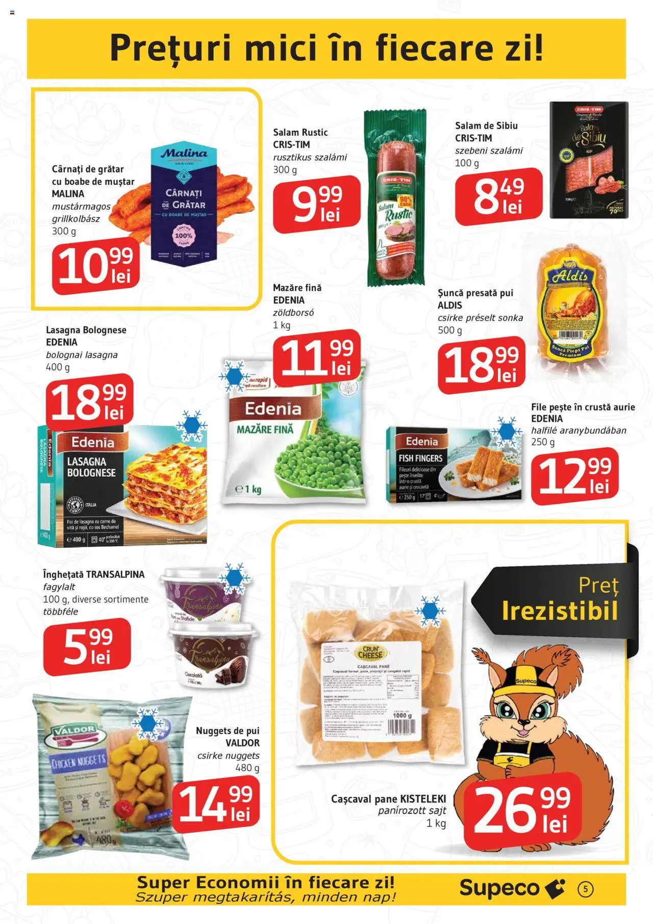Catalog Supeco 12 - 24 Iunie 2025 | Pagina 5 | Produse: Grătar, Muștar, Înghețată, Sos