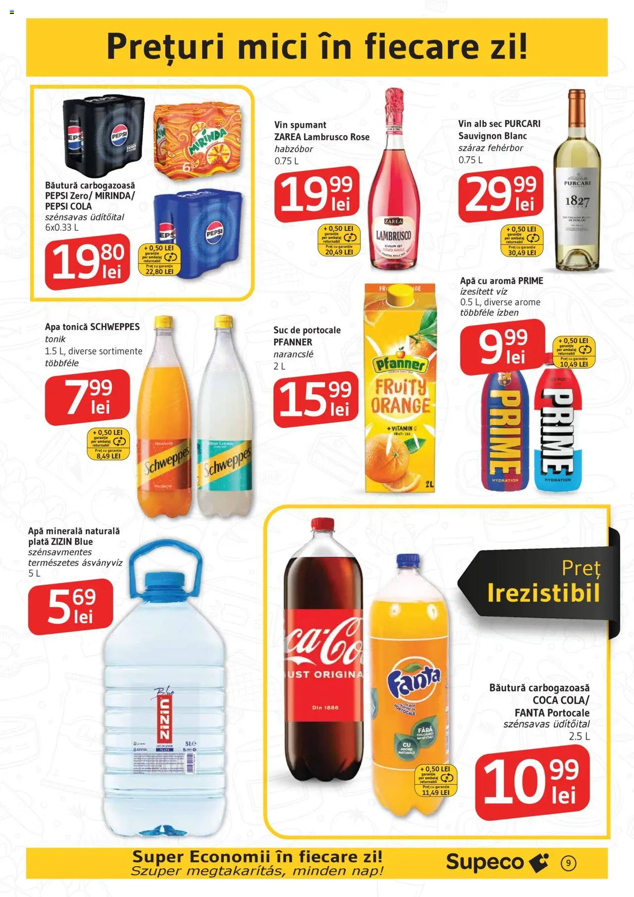 Catalog Supeco 12 - 24 Iunie 2025 | Pagina 9 | Produse: Mici, Suc, Vin, Portocale