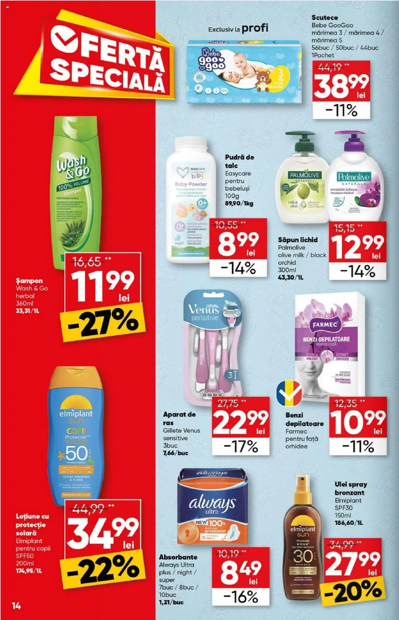 Catalog Profi 11 - 23 Iunie 2025 | Pagina 14 | Produse: Orhidee, Pudră, Șampon, Ulei