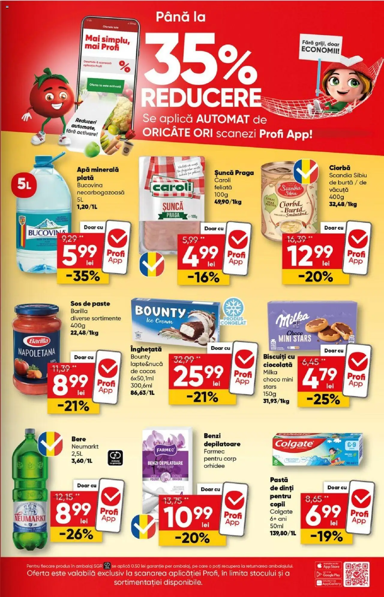 Catalog Profi 11 - 23 Iunie 2025 | Pagina 9 | Produse: Orhidee, Yazı tahtası kalemi, Șuncă, Paste