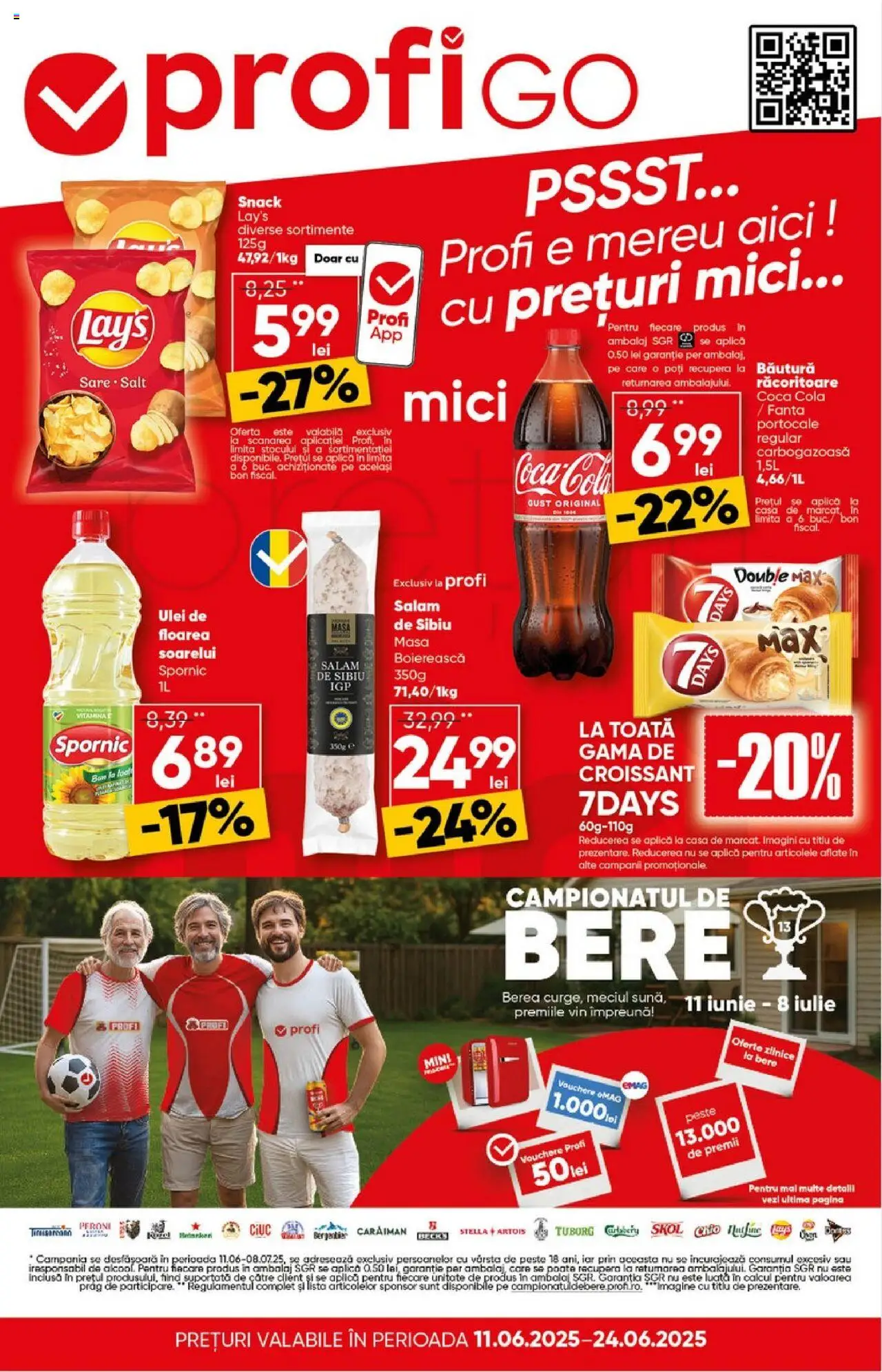 Catalog Profi 11 - 23 Iunie 2025 | Pagina 1 | Produse: Amerikan servis, Ulei, Pește, Sare