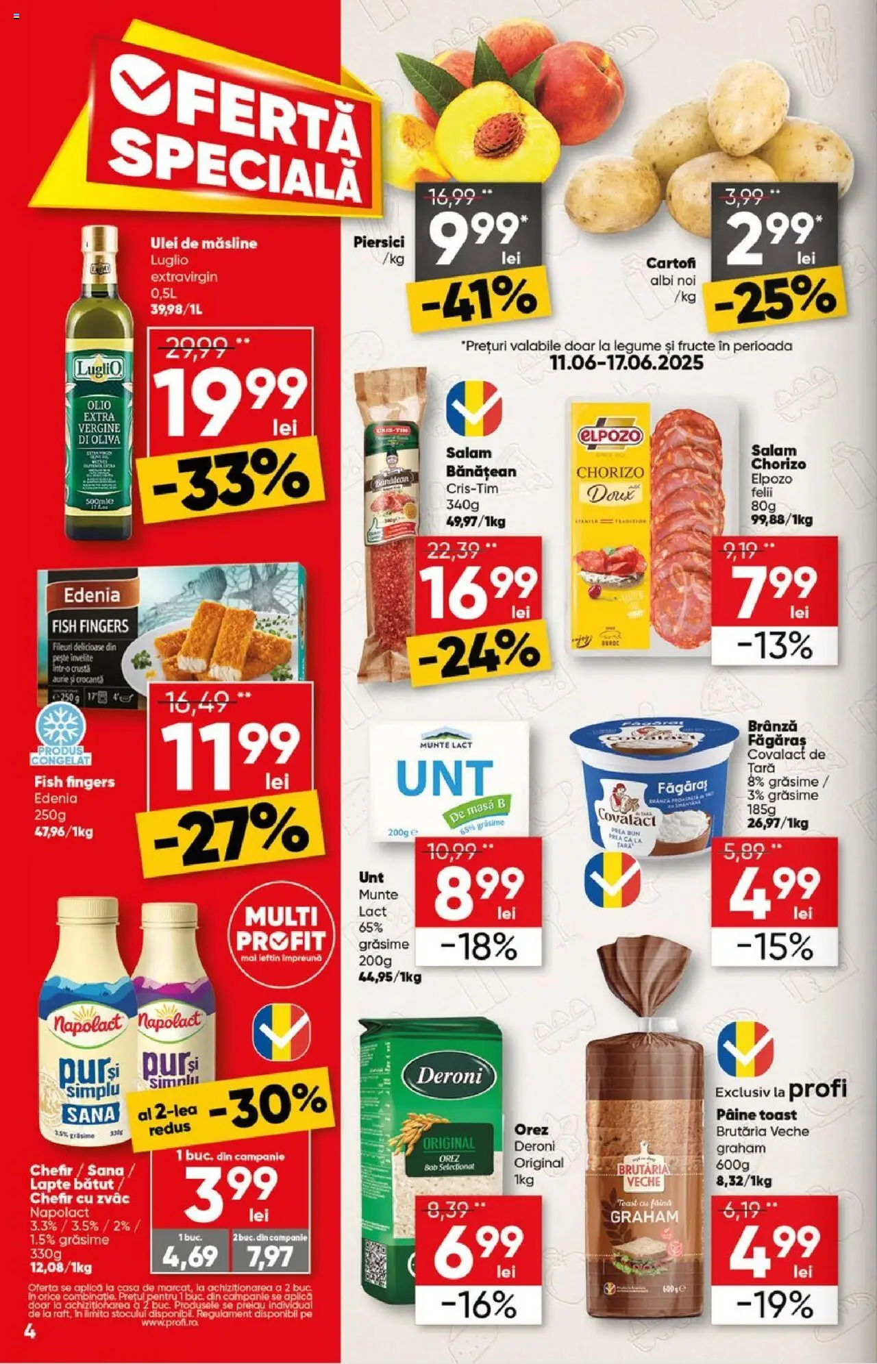 Catalog Profi 11 - 23 Iunie 2025 | Pagina 4 | Produse: Măsline, Ulei, Orez, Fructe