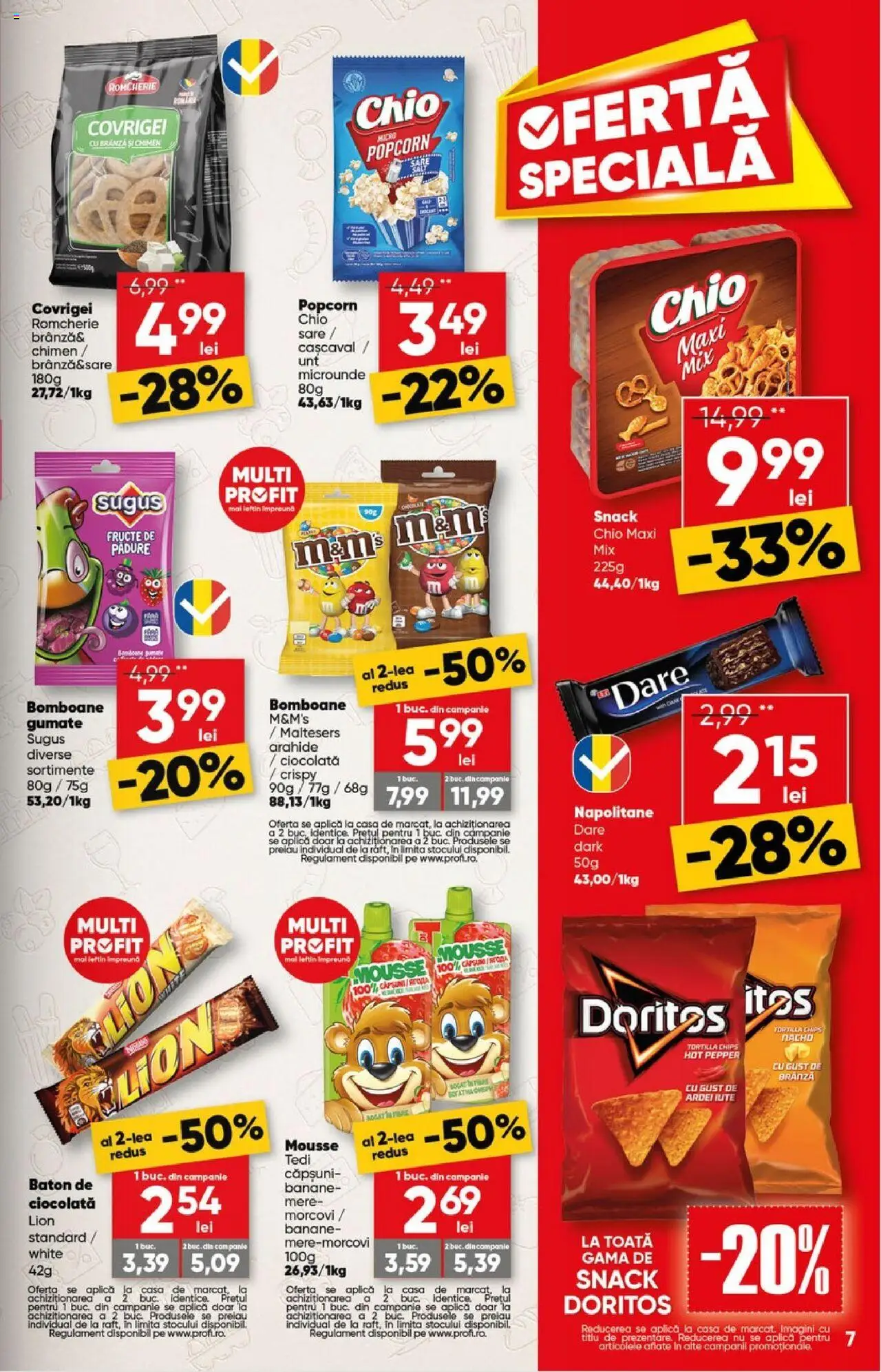 Catalog Profi 11 - 23 Iunie 2025 | Pagina 7 | Produse: Arahide, Brânză, Bomboane, Morcovi