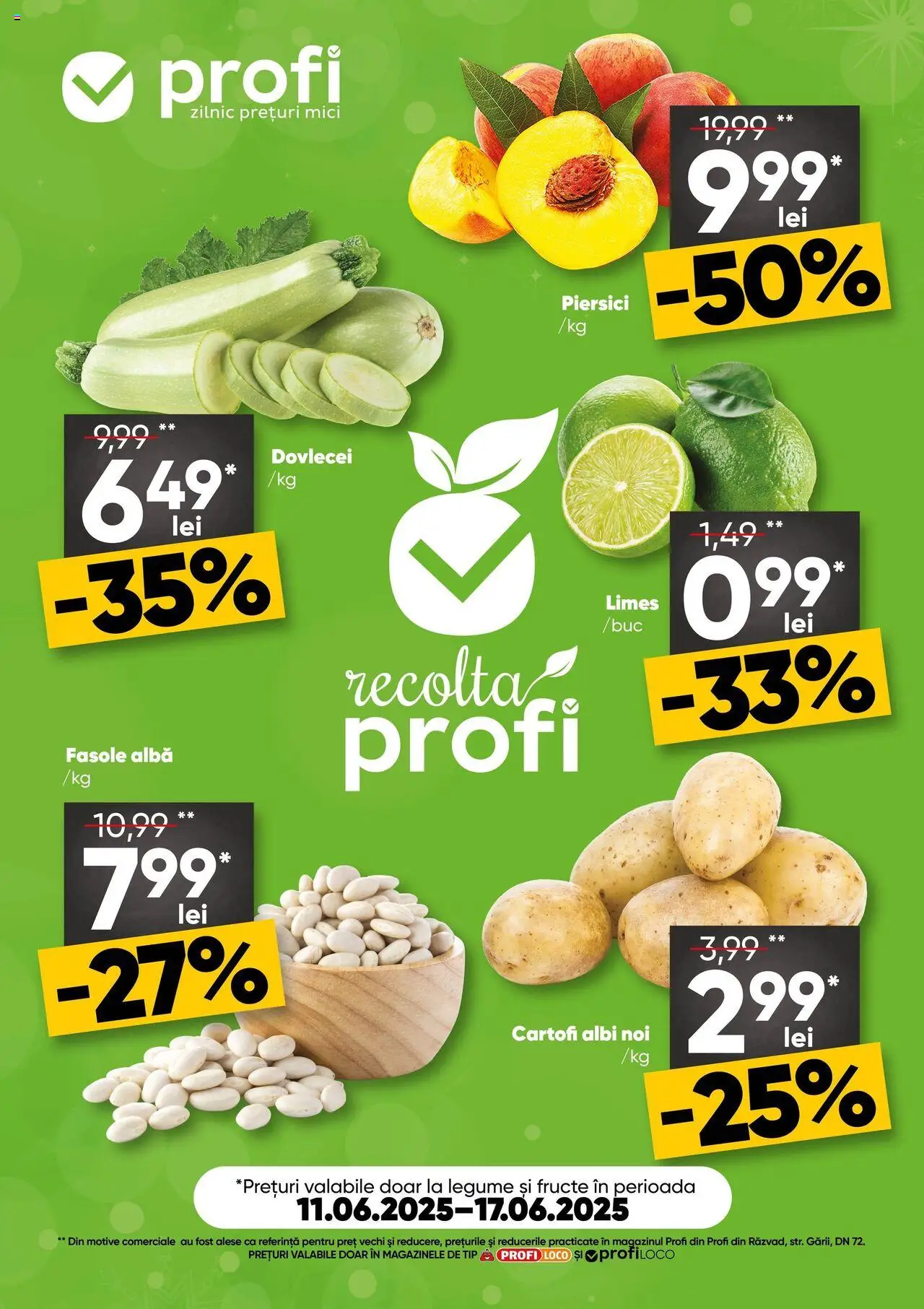Catalog Profi 11 - 16 Iunie 2025 | Pagina 1 | Produse: Mici, Fasole albă, Legume, Fructe