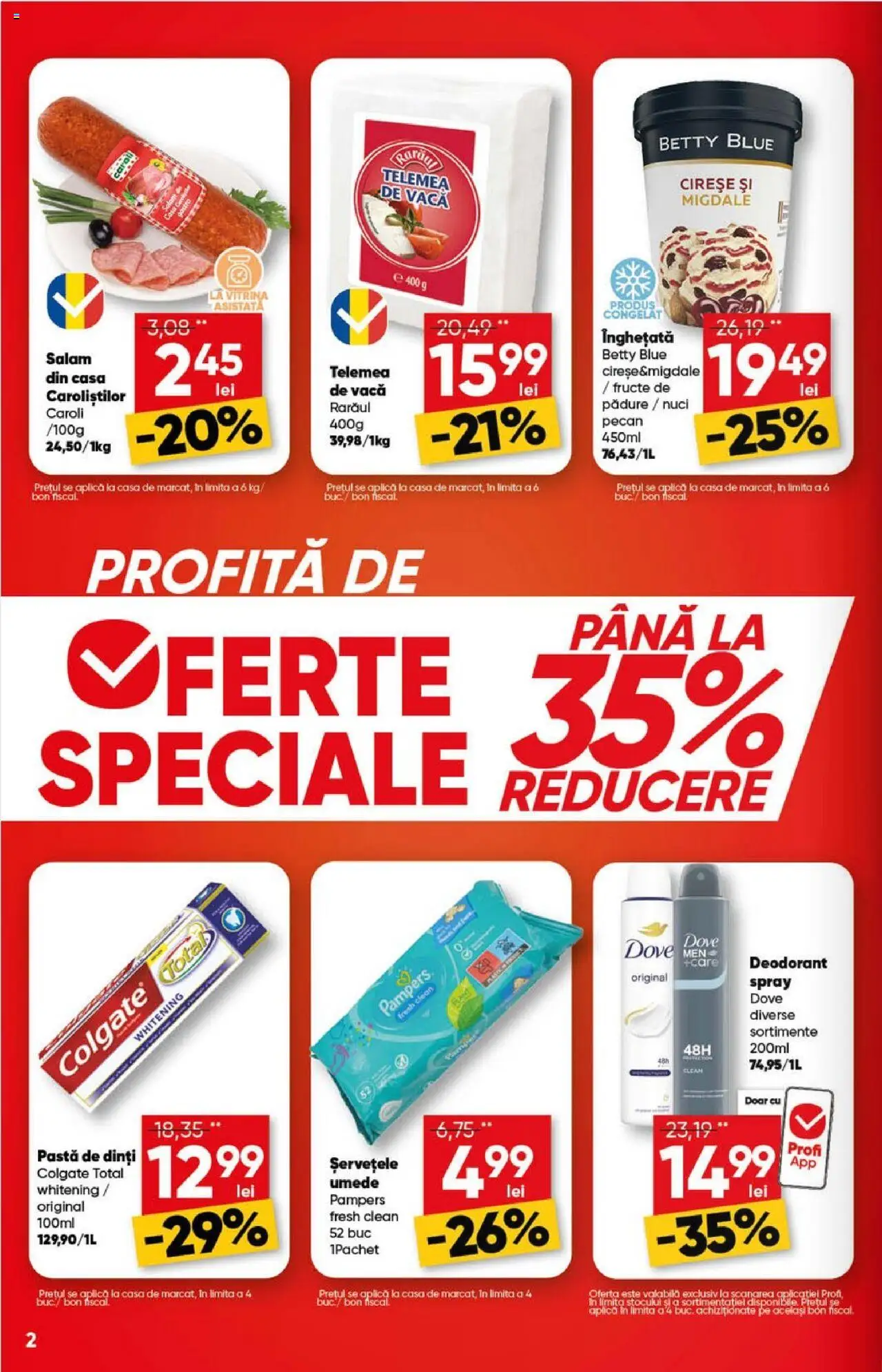 Catalog Profi 11 - 23 Iunie 2025 | Pagina 2 | Produse: Deodorant, Nuci, Cireșe, Înghețată