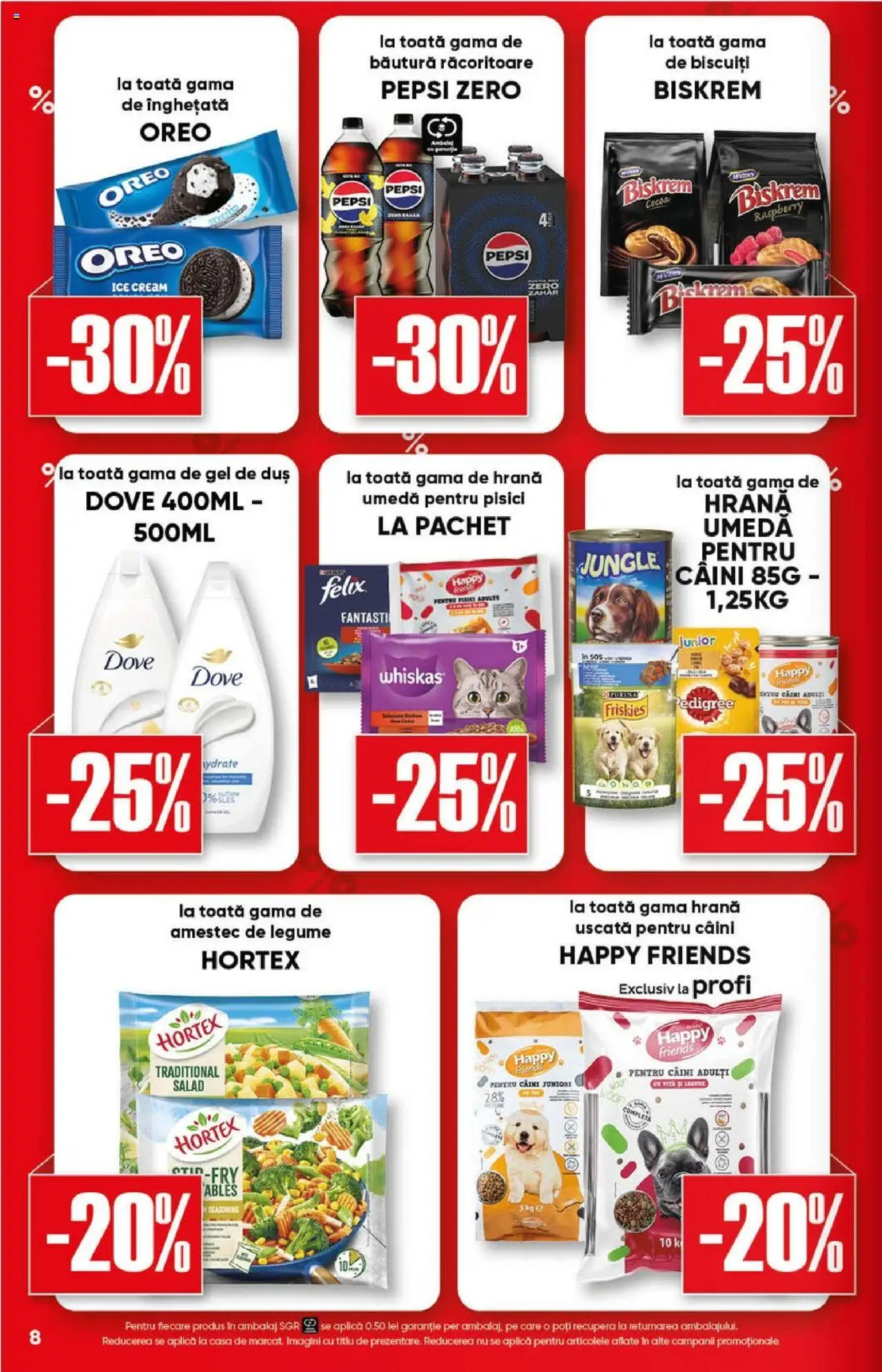 Catalog Profi 11 - 23 Iunie 2025 | Pagina 8 | Produse: Biscuiți, Înghețată, Legume, Zahăr