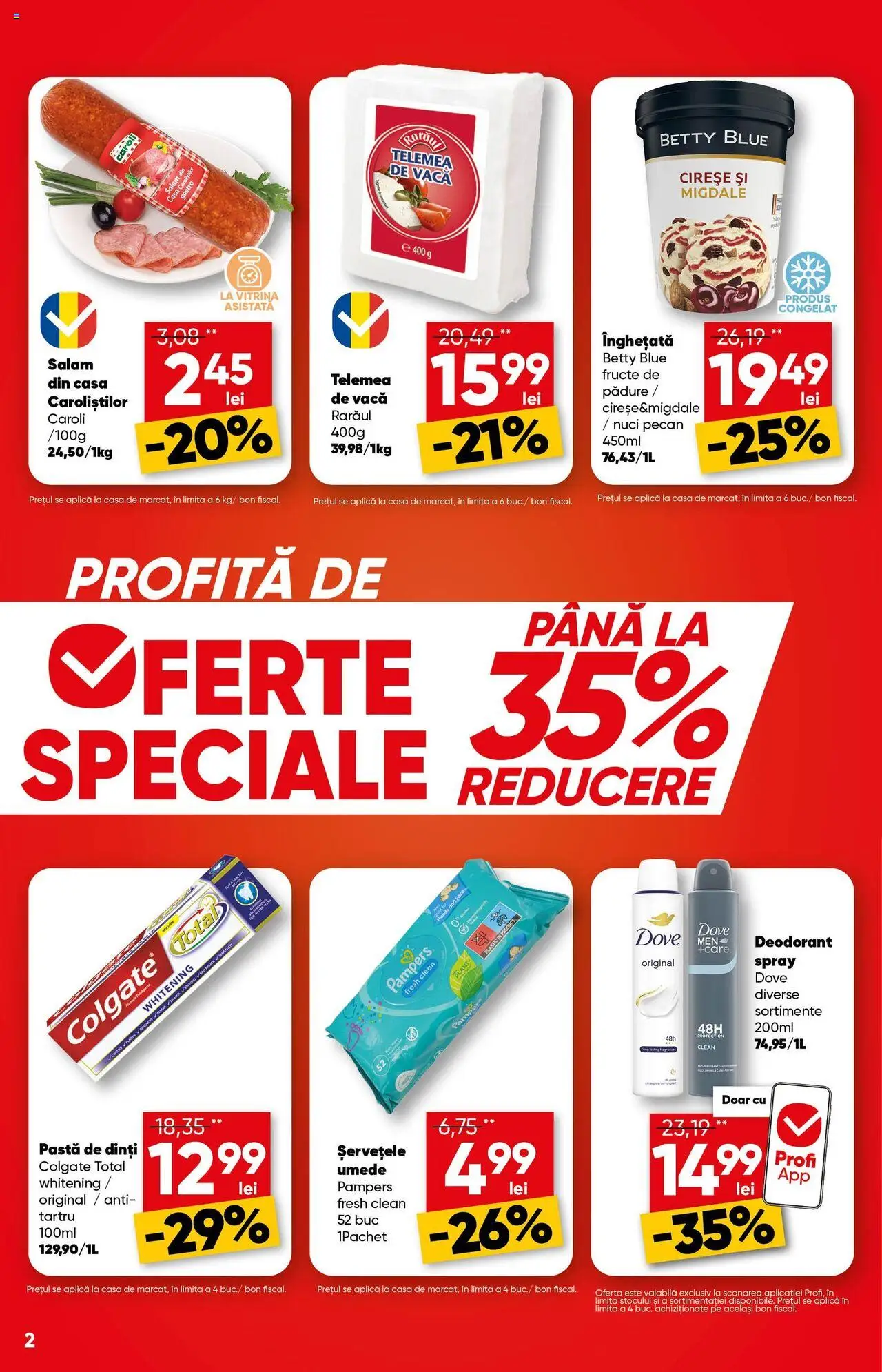 Catalog Profi 11 - 23 Iunie 2025 | Pagina 2 | Produse: Pomelo, Vitrină, Deodorant, Cireșe